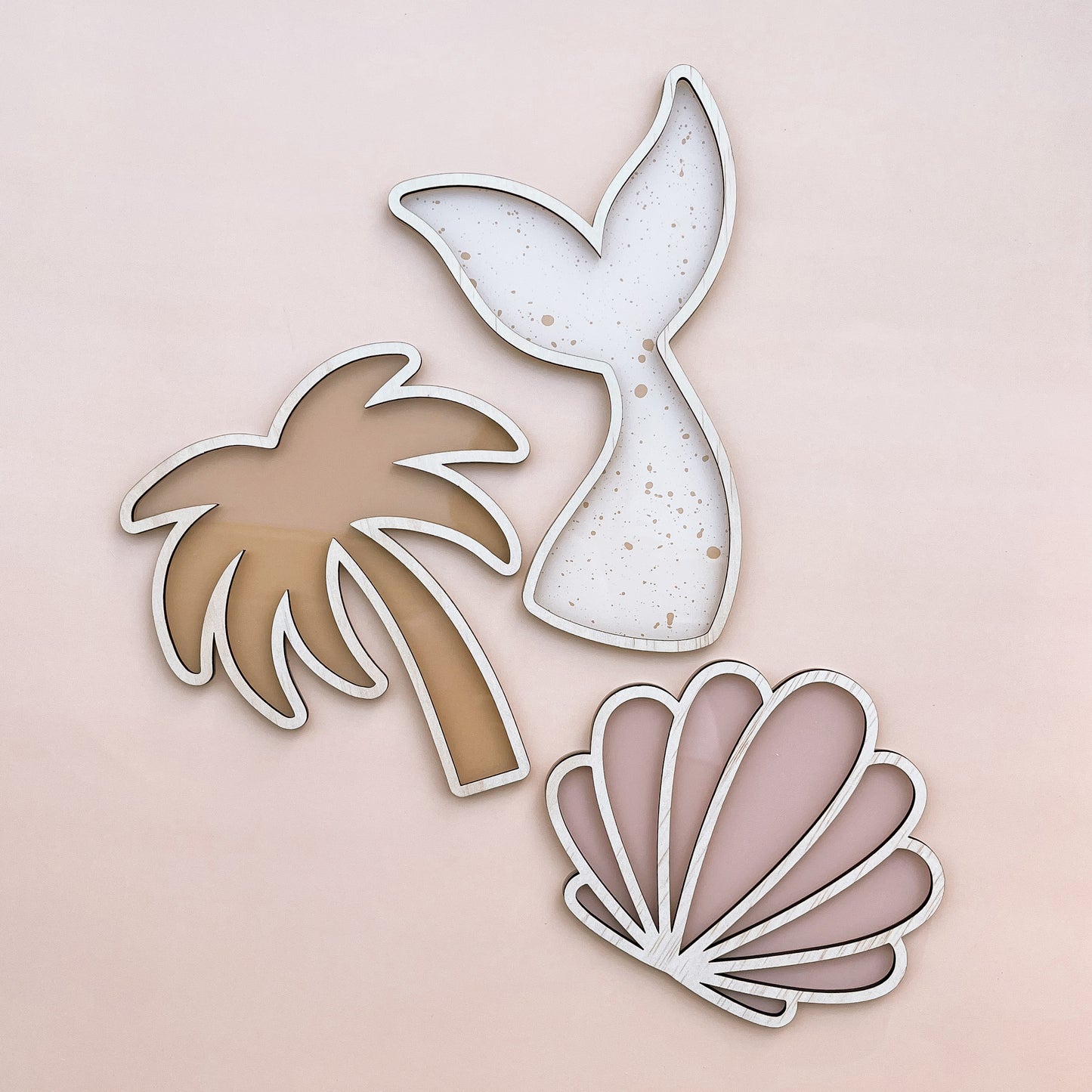 SET OF 3 MIXED | Wall Shapes | Multiple Colour Options