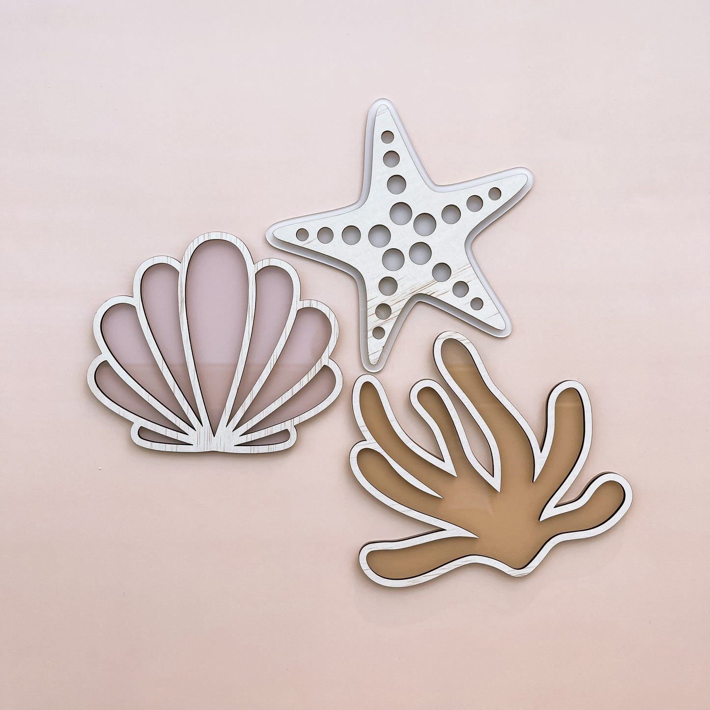 SET OF 3 MIXED | Wall Shapes | Multiple Colour Options