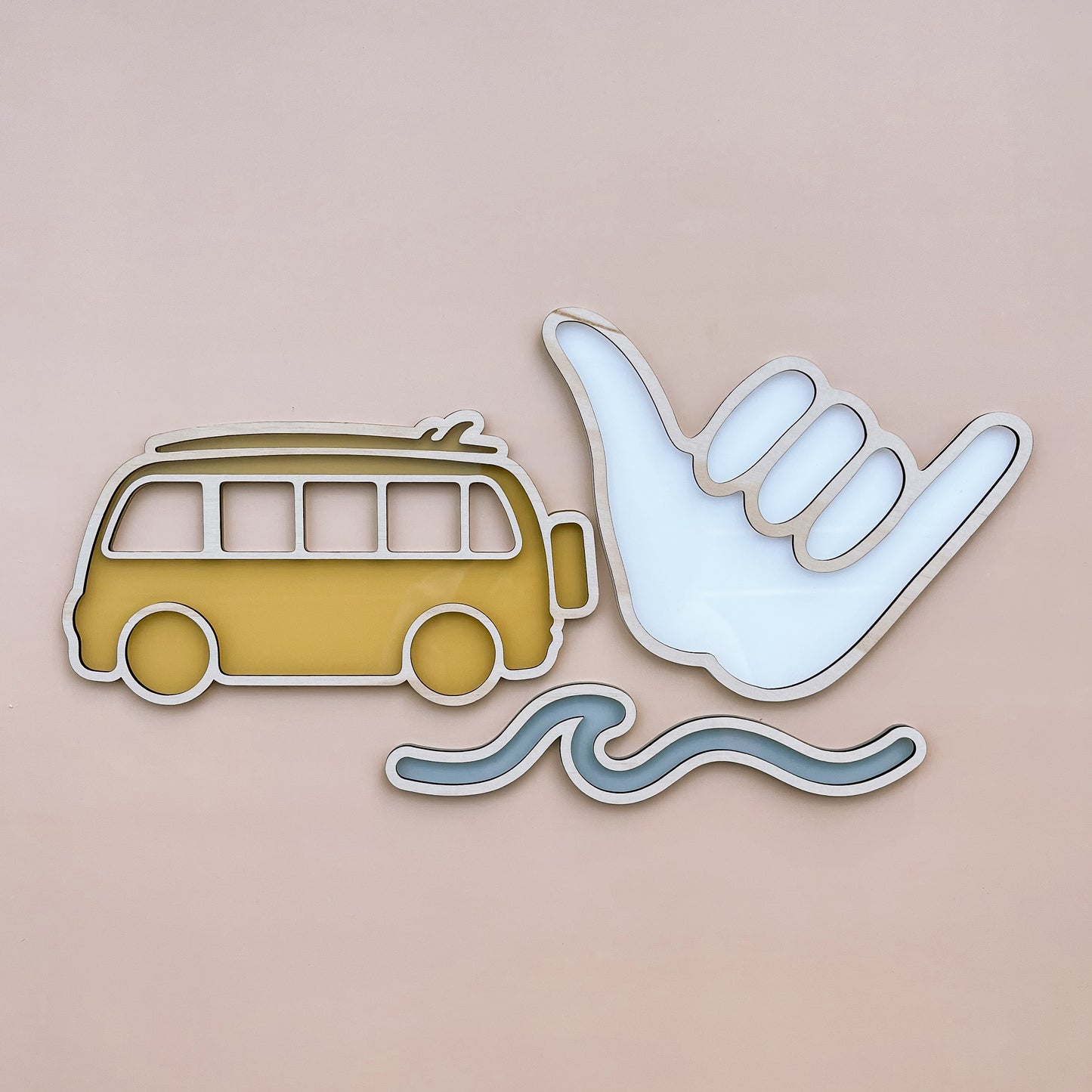 SET OF 3 MIXED | Wall Shapes | Multiple Colour Options