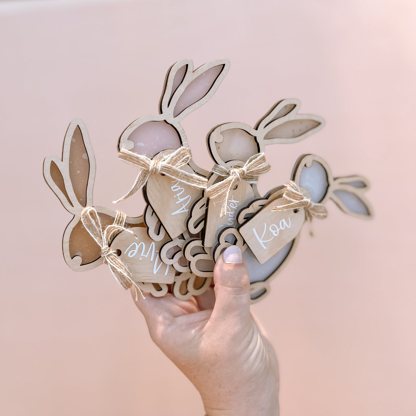 Easter Basket Tag - Style #3 | PERSONALISED | Multiple Colour or Pattern Choices