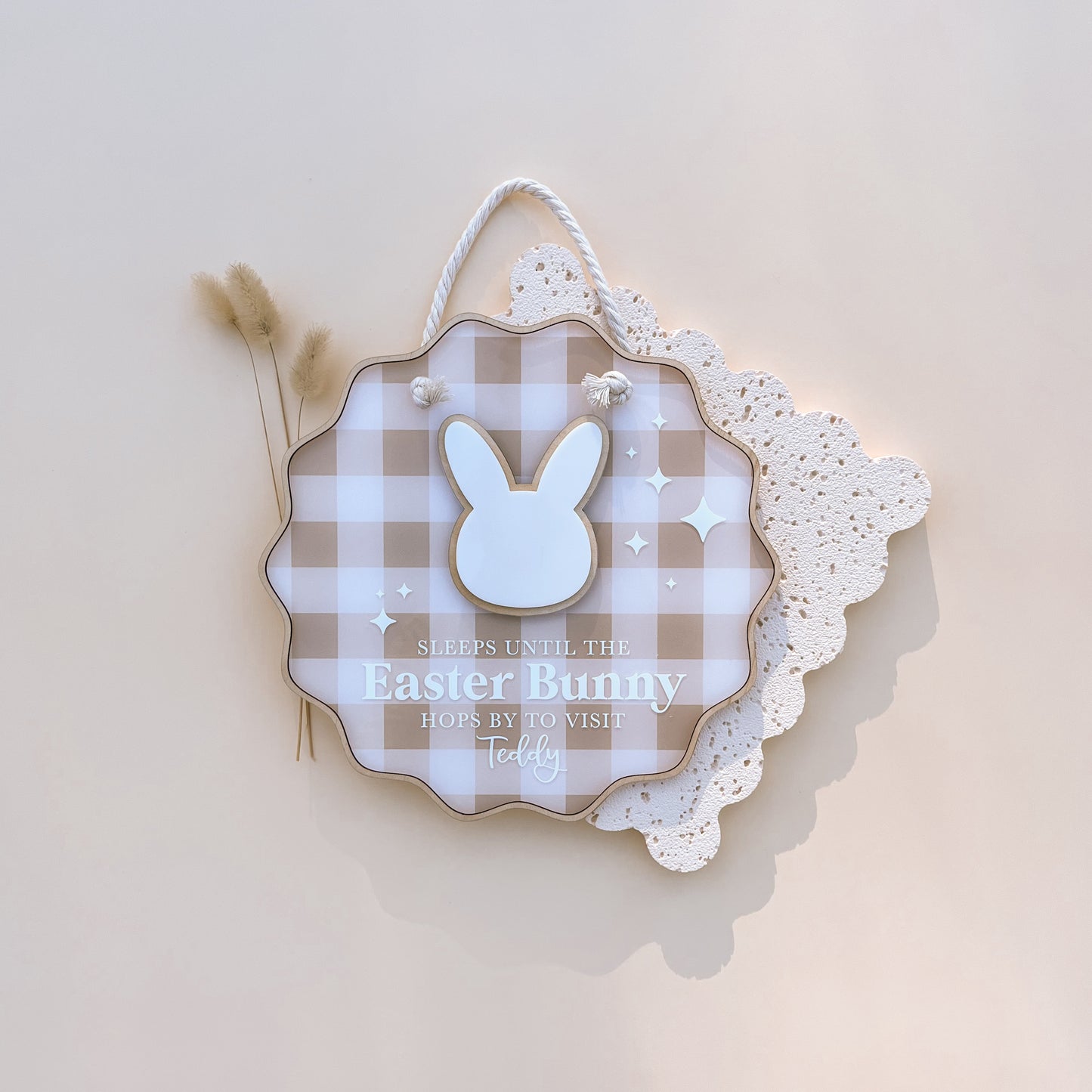 HANGING EASTER COUNTDOWN PLAQUE | Multiple Colour Choices + FREE Whiteboard Marker