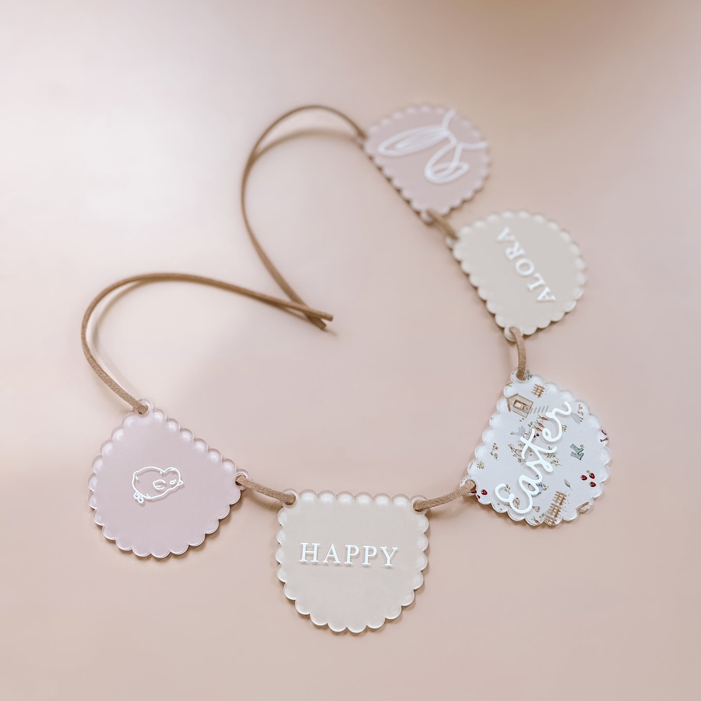 Personalised Mini Easter Bunting | Multiple Colour & Pattern Options