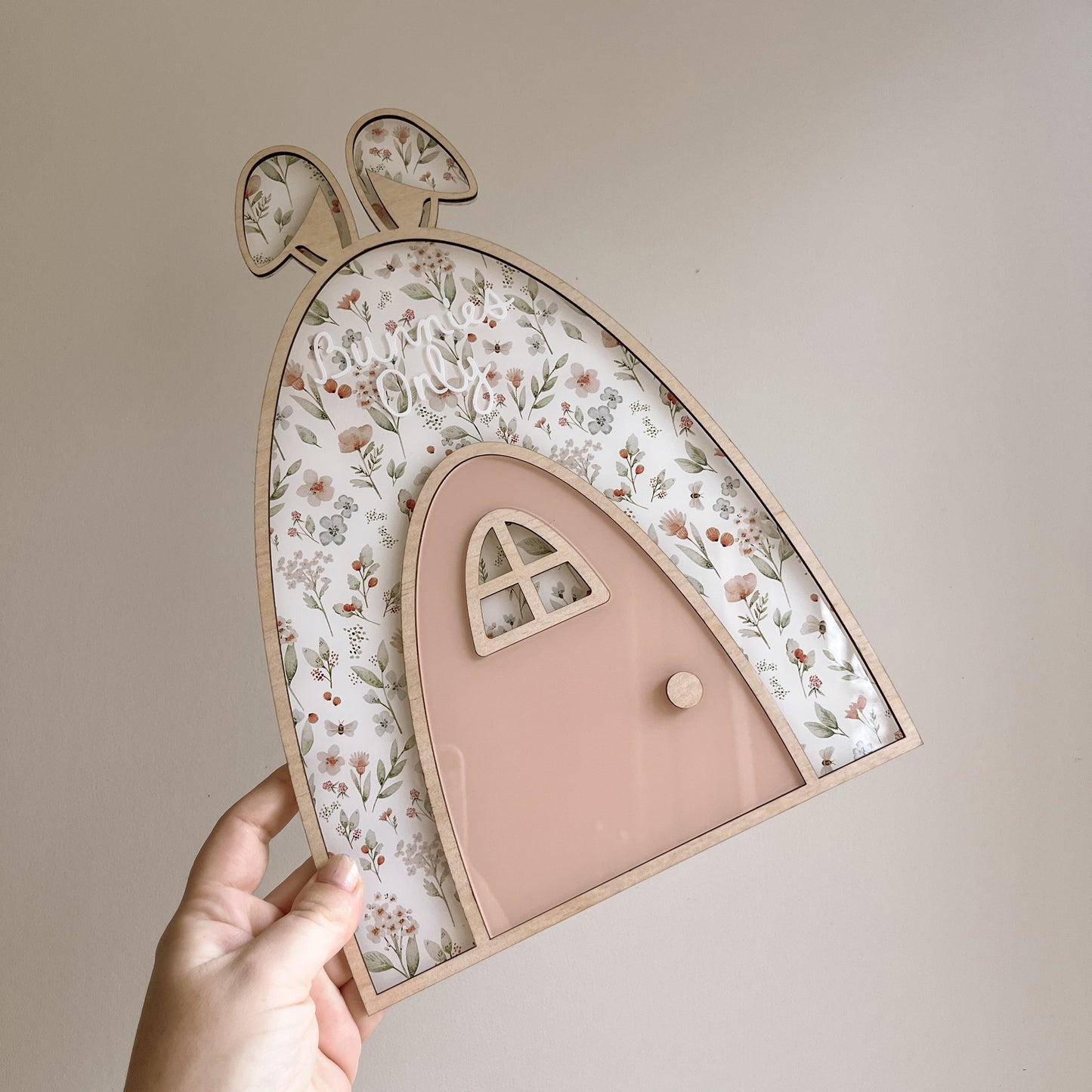 Easter Bunny's Magic Door Plaque | PRE-MADE