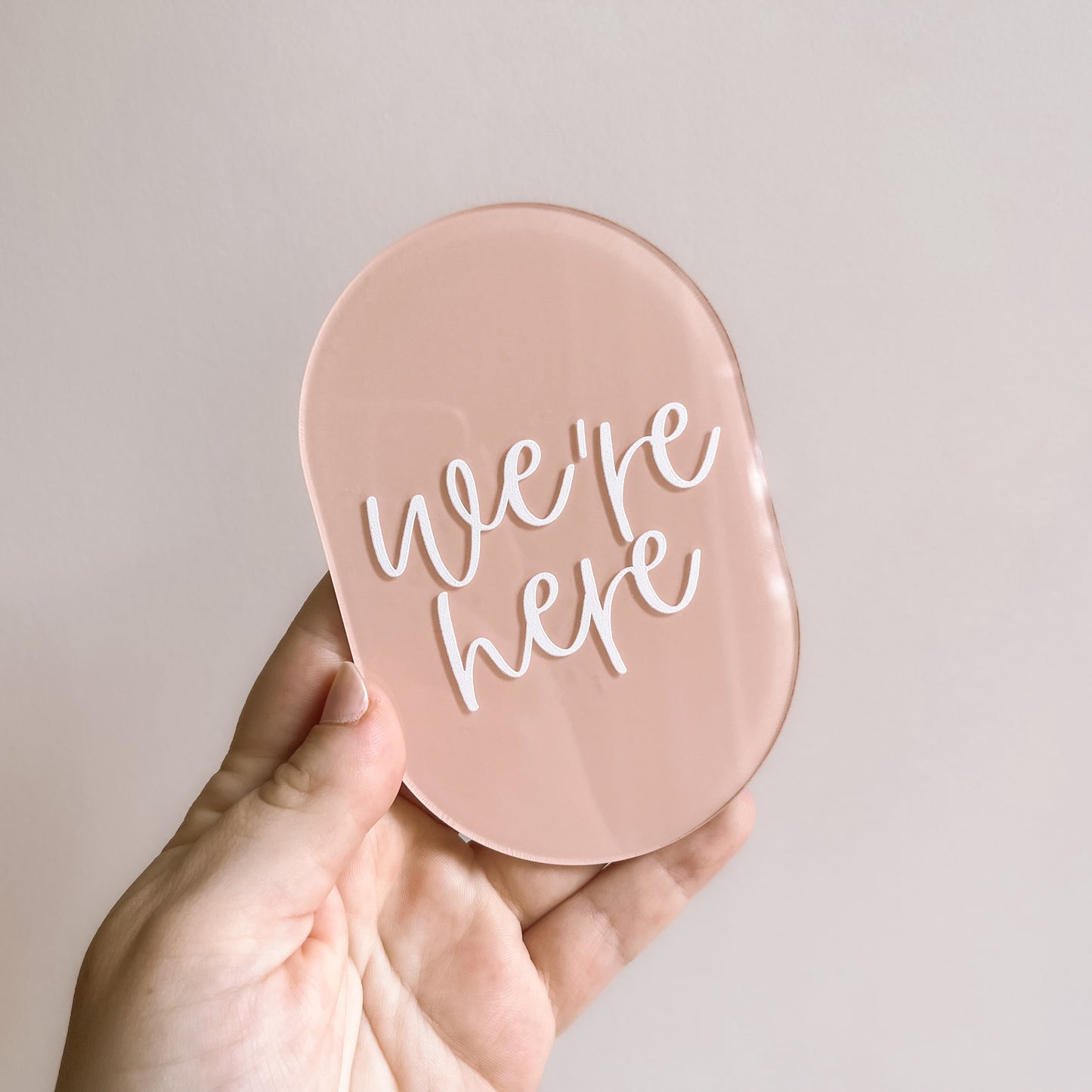 OVAL Acrylic Milestone Set | Multiple Colourway Choices