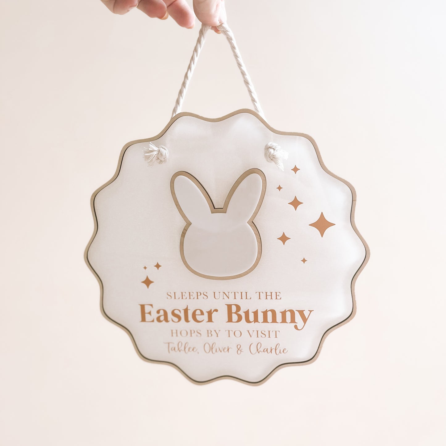 HANGING EASTER COUNTDOWN PLAQUE | Multiple Colour Choices + FREE Whiteboard Marker