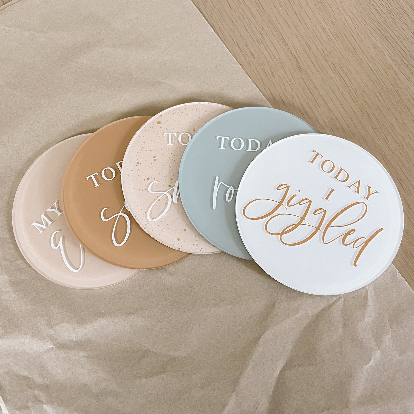 DEVELOPMENTAL Milestone Disc Set | Multiple Colourway Choices