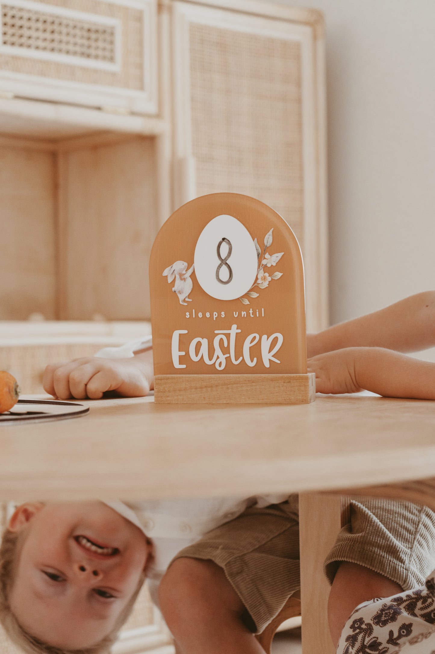 'Sleeps Until Easter' Countdown Plaque | Multiple Colour Choices + FREE Whiteboard Marker