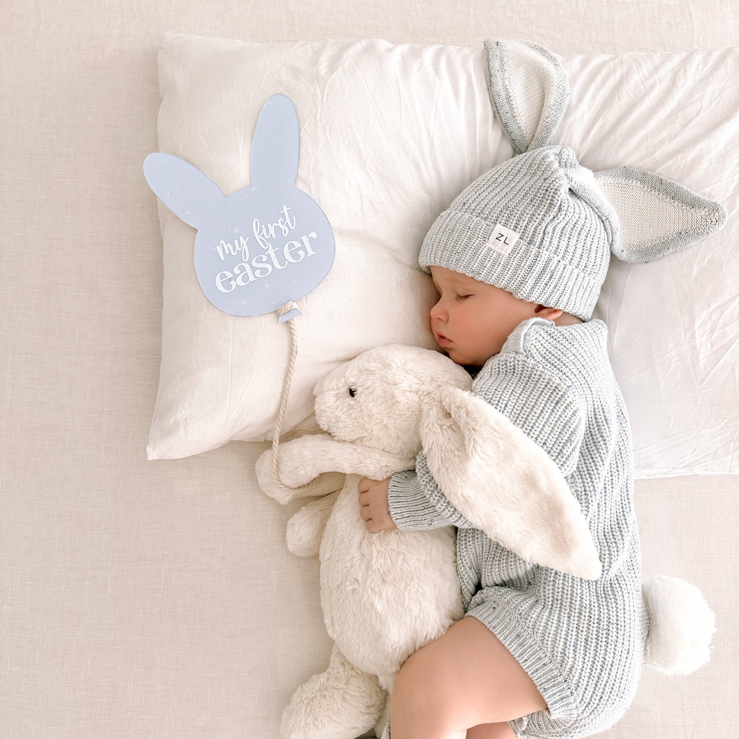 FIRST EASTER | BUNNY HEAD BALLOON | Multiple Colour or Pattern Choices | Personalisation Option