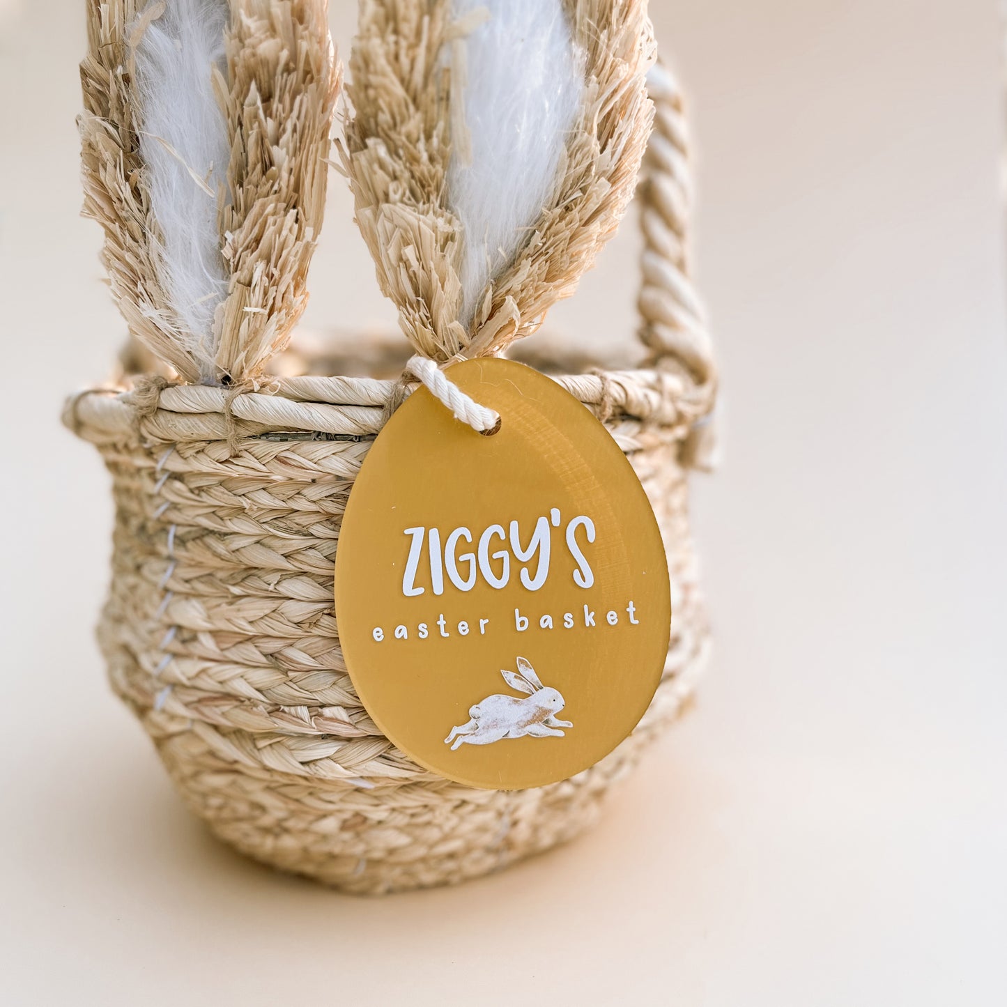 Easter Basket Tag - Style #1 | PERSONALISED | Multiple Colour Choices