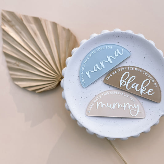 KID'S ARTWORK FRIDGE MAGNET | Personalised | Multiple Colour Options