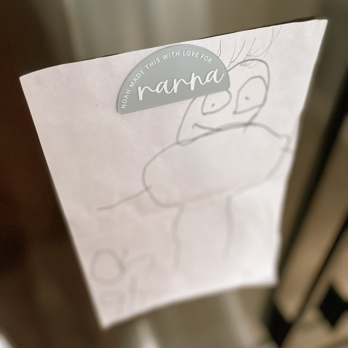 KID'S ARTWORK FRIDGE MAGNET | Personalised | Multiple Colour Options