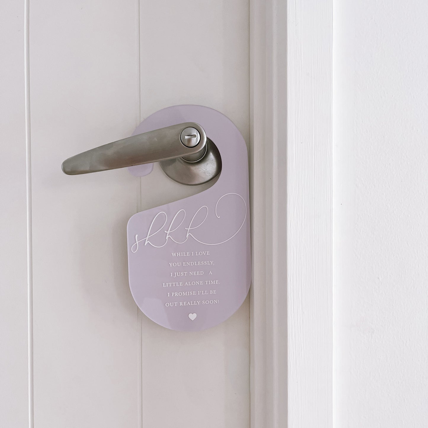 'Mummy Me Time' DOOR HANGER | Multiple Colour or Pattern Choices