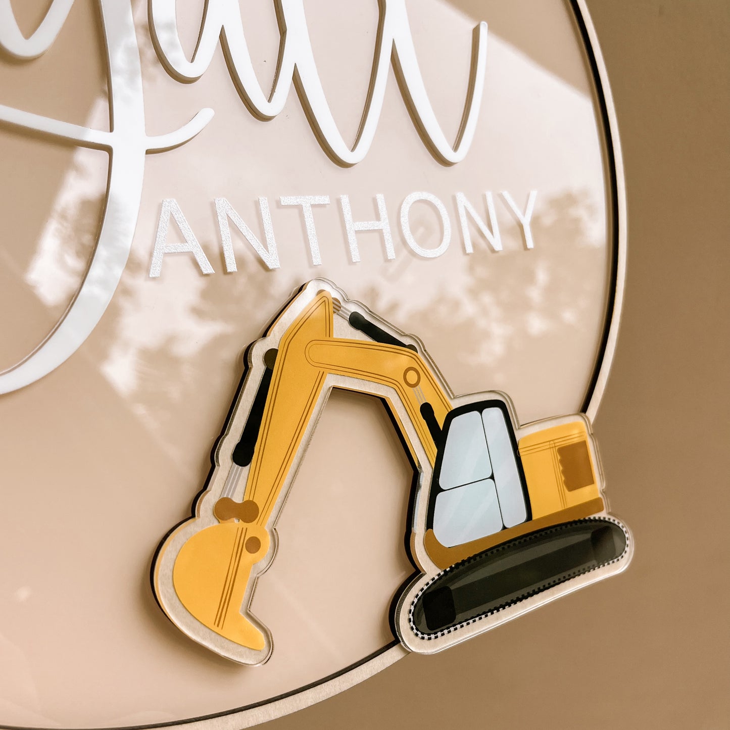 PICTURE Name Plaque | PERSONALISED | 2 SIZES | Multiple Colour Options