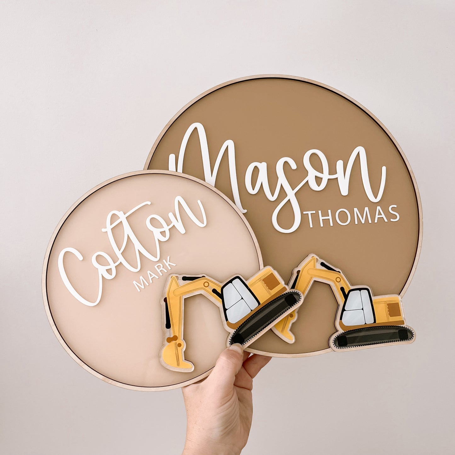 PICTURE Name Plaque | PERSONALISED | 2 SIZES | Multiple Colour Options