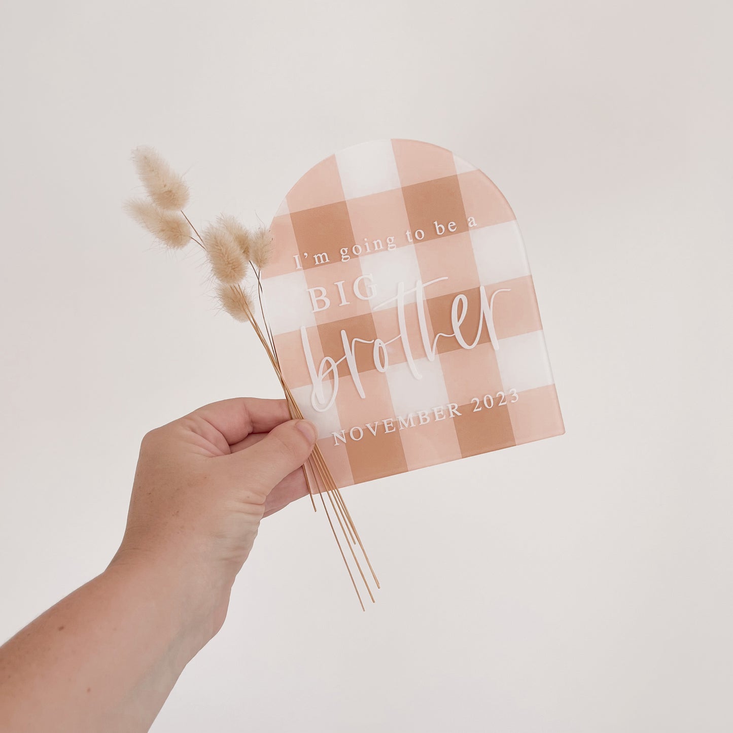 Pregnancy Announcement | ARCH OR DISC | Multiple Text Colour + Pattern Options
