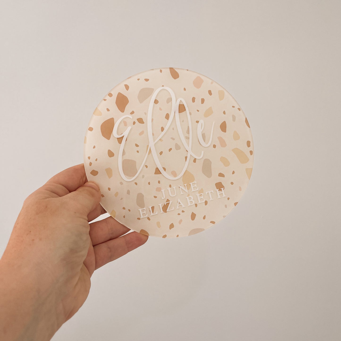 PERSONALISED Disc or Arch | SMALL | Multiple Colour + Pattern Options