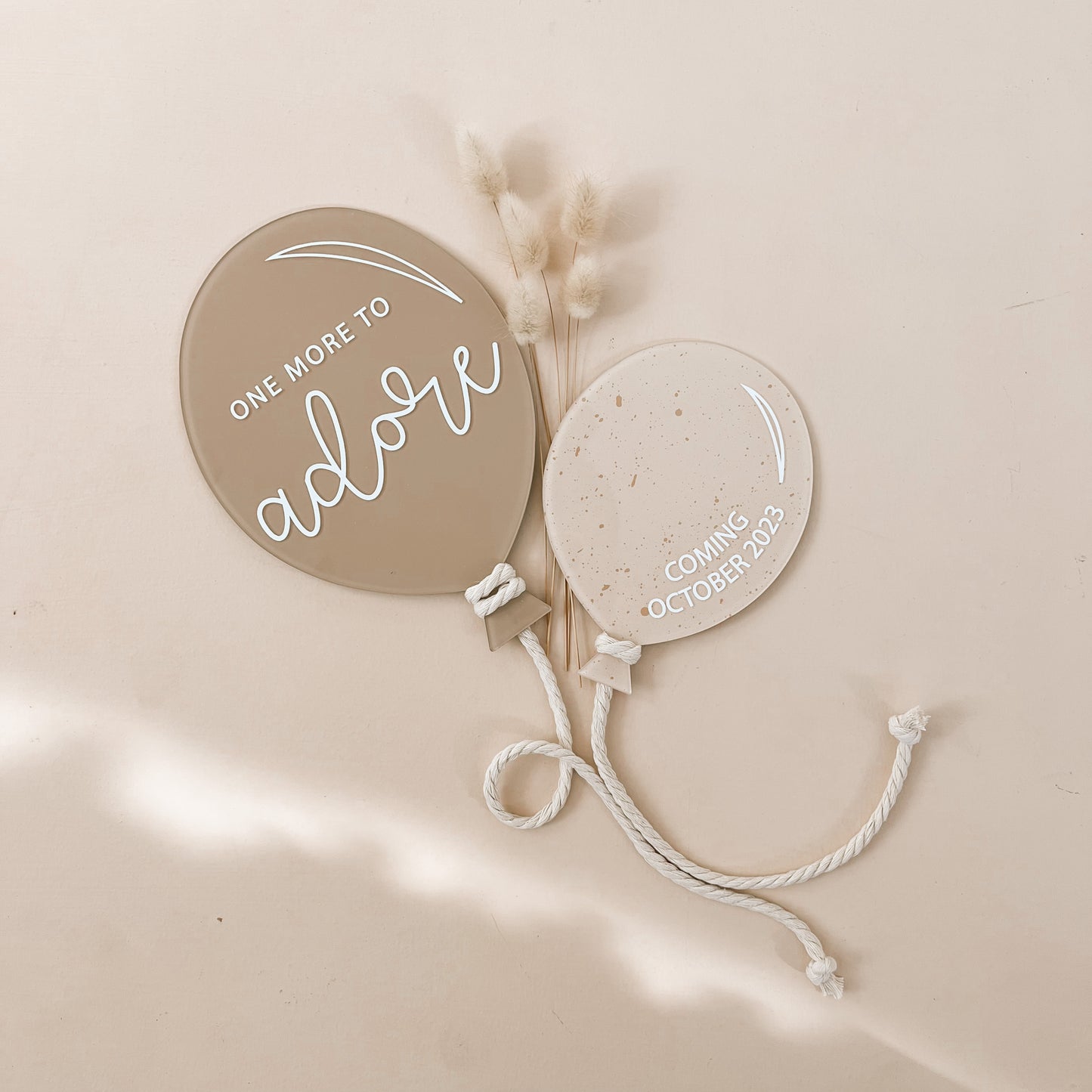 Announcement Balloon SET | Small + Large | Multiple Colour Options