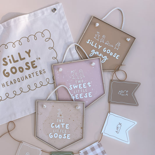 ACRYLIC BANNER - One Cute Little Goose | Multiple Colour Options