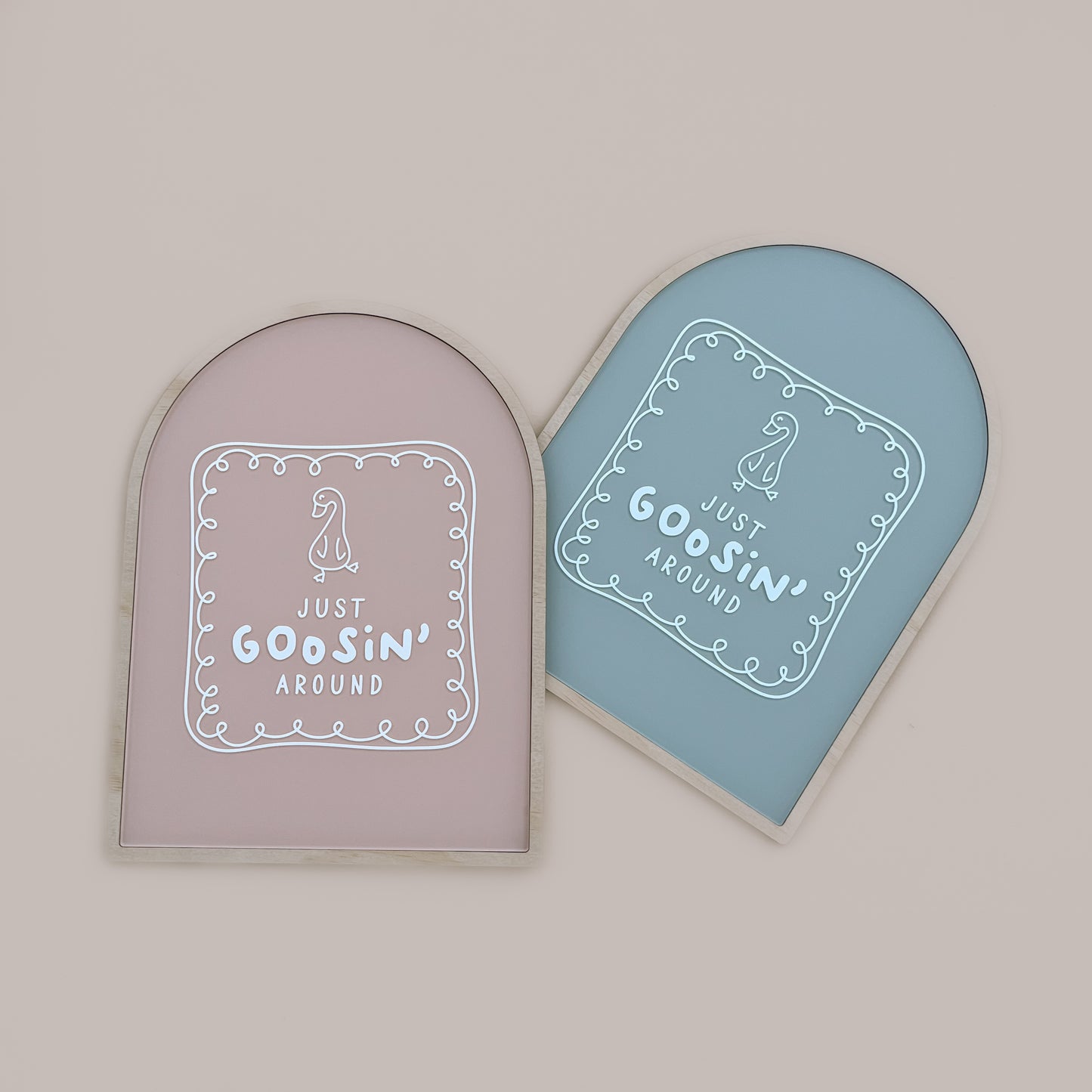 ACRYLIC PRINT - Just Goosin' Around | Multiple Colour Options