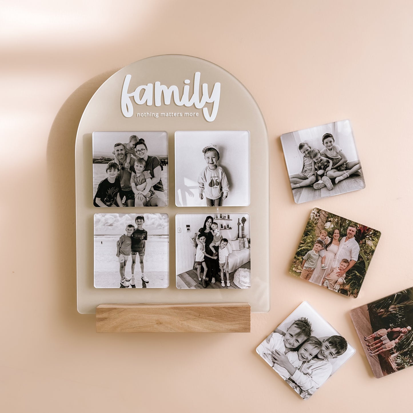 ADDITIONAL Photo Set for Interchangeable Photo Arch Plaque Set | Set of 4 Photos