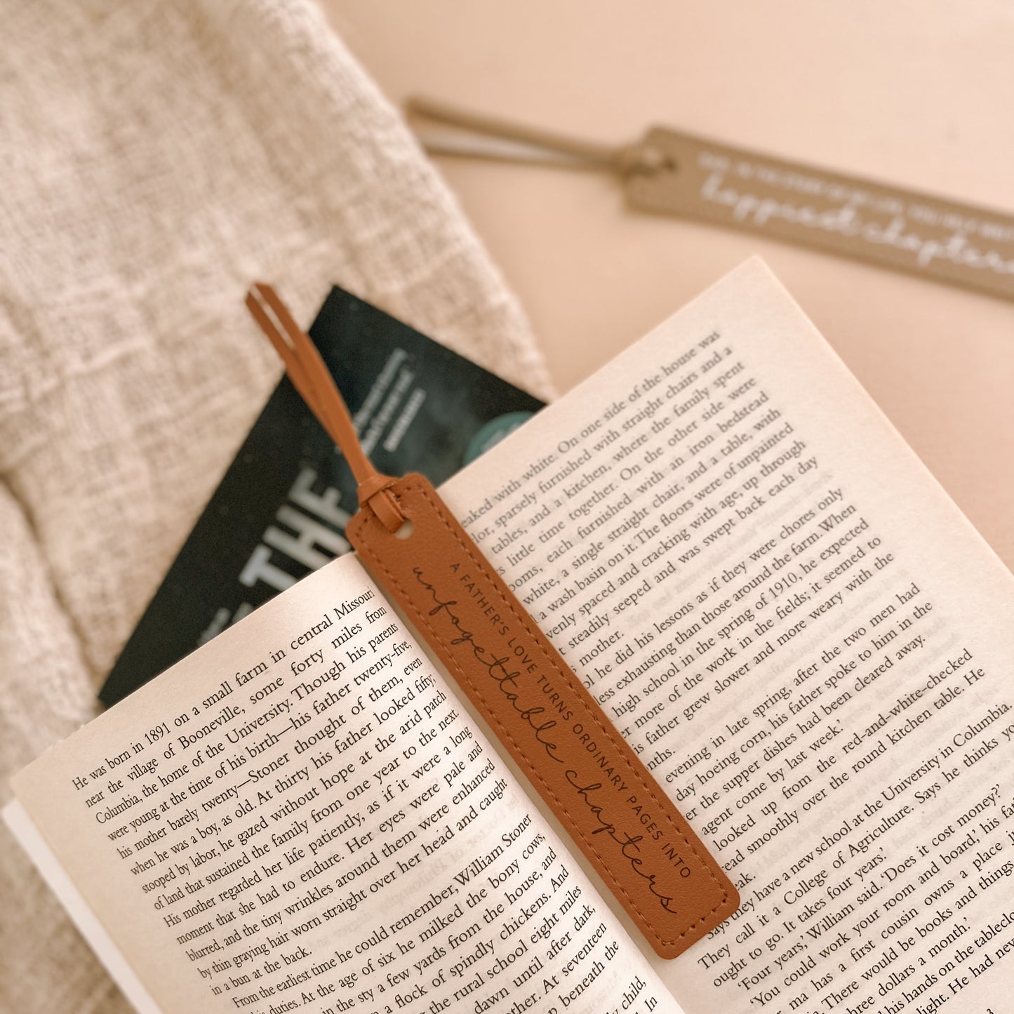 Vegan Leather Bookmark | Multiple Customisation Options