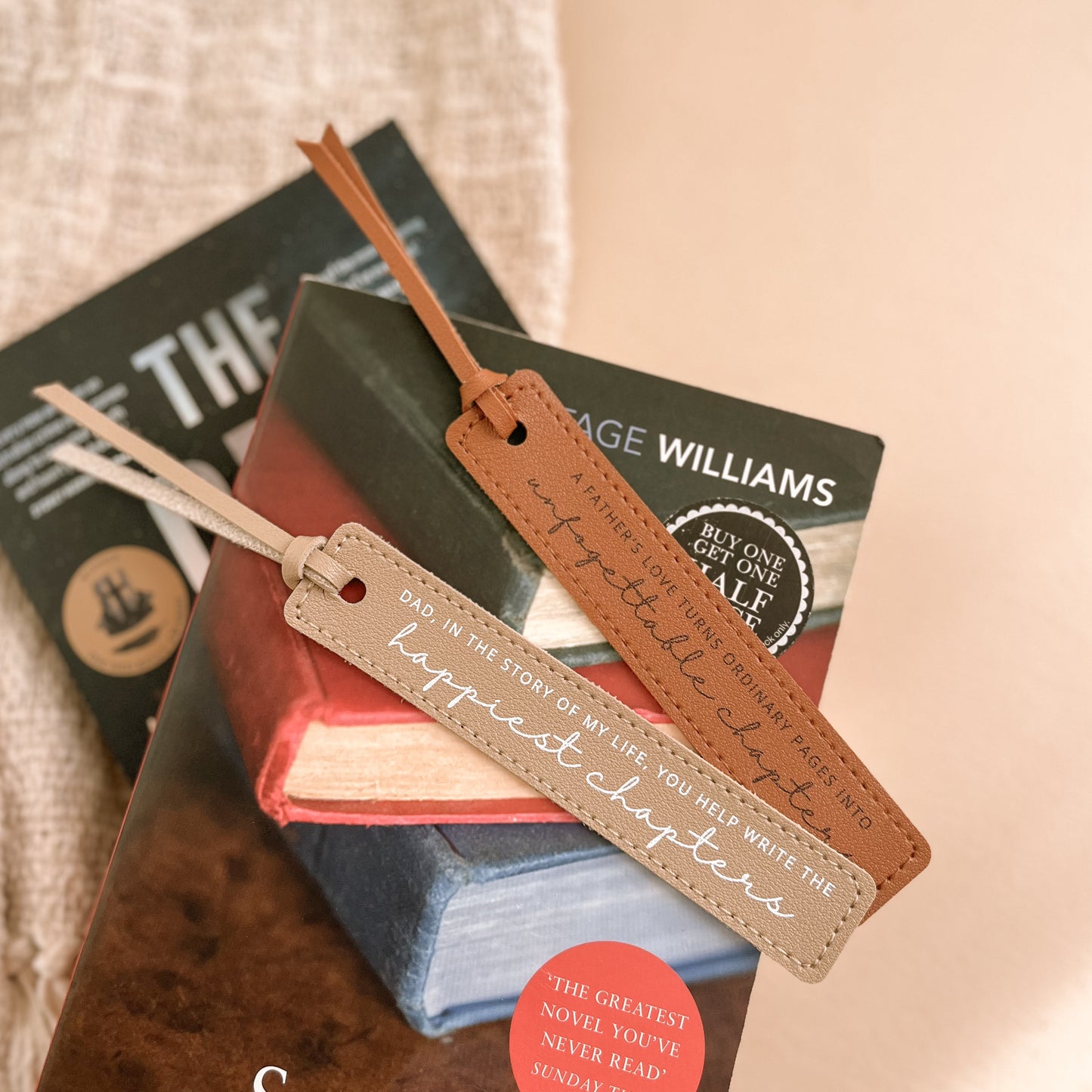 Vegan Leather Bookmark | Multiple Customisation Options