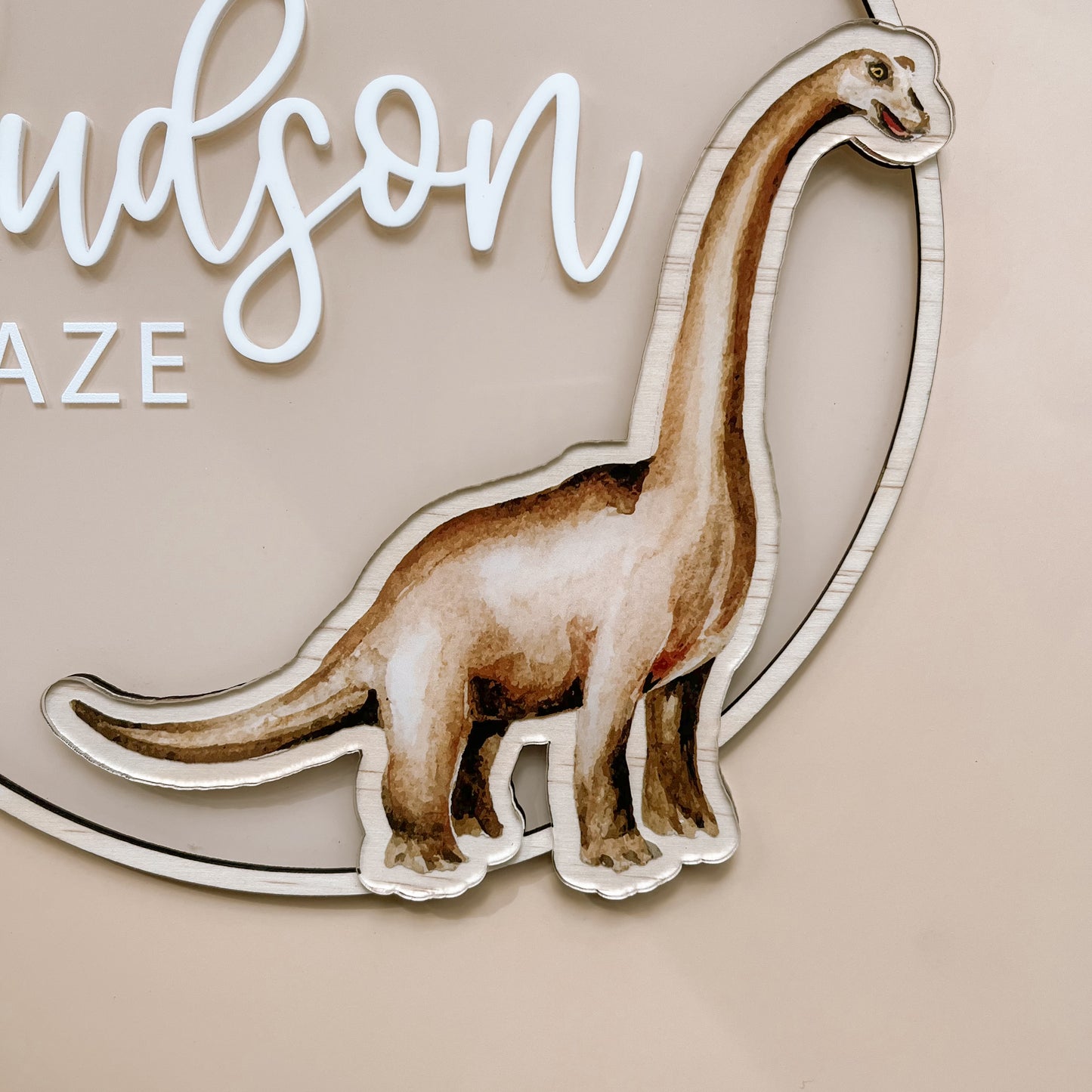 PICTURE Name Plaque | PERSONALISED | 2 SIZES | Multiple Colour Options