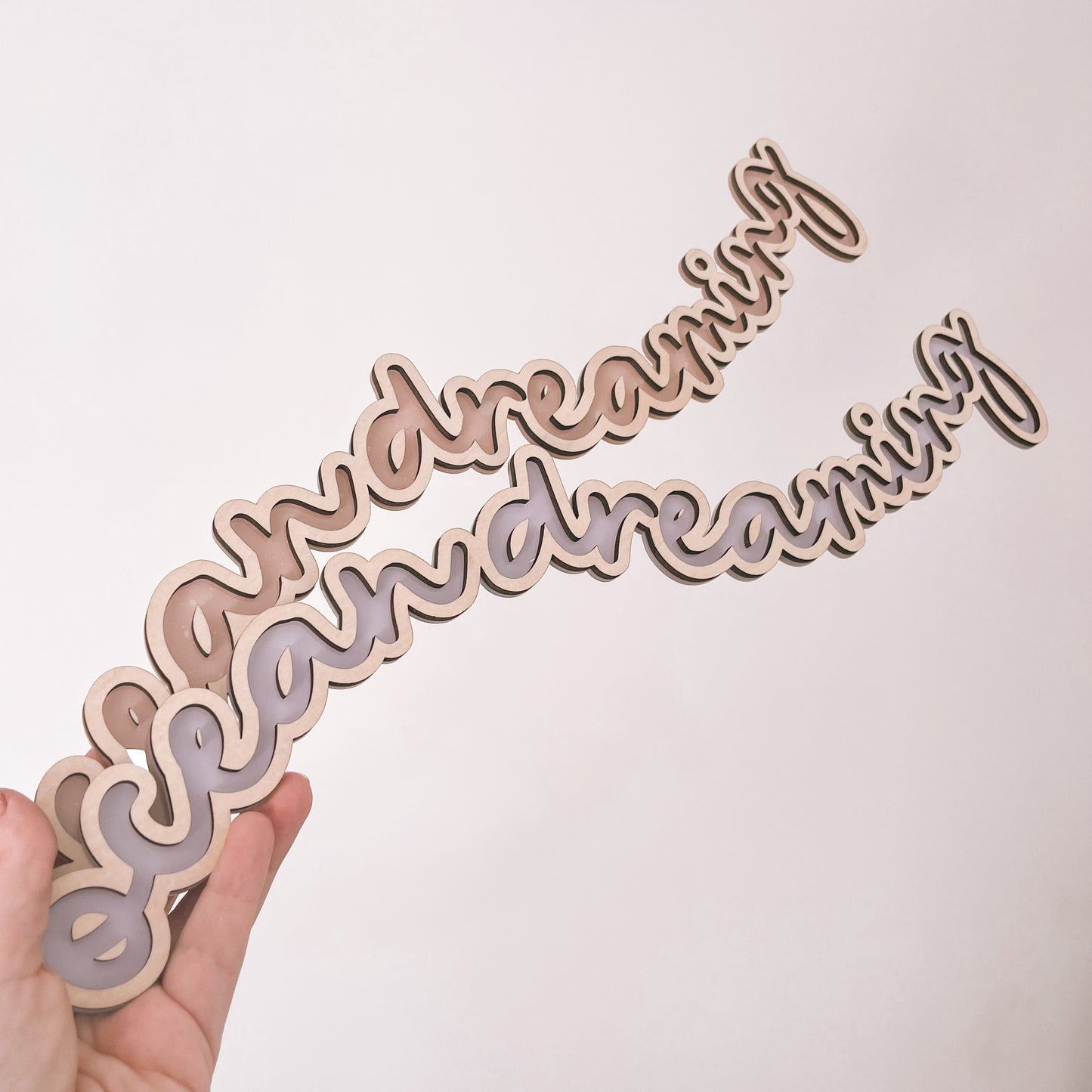 OCEAN DREAMING | Wall Script | Multiple Colour Options