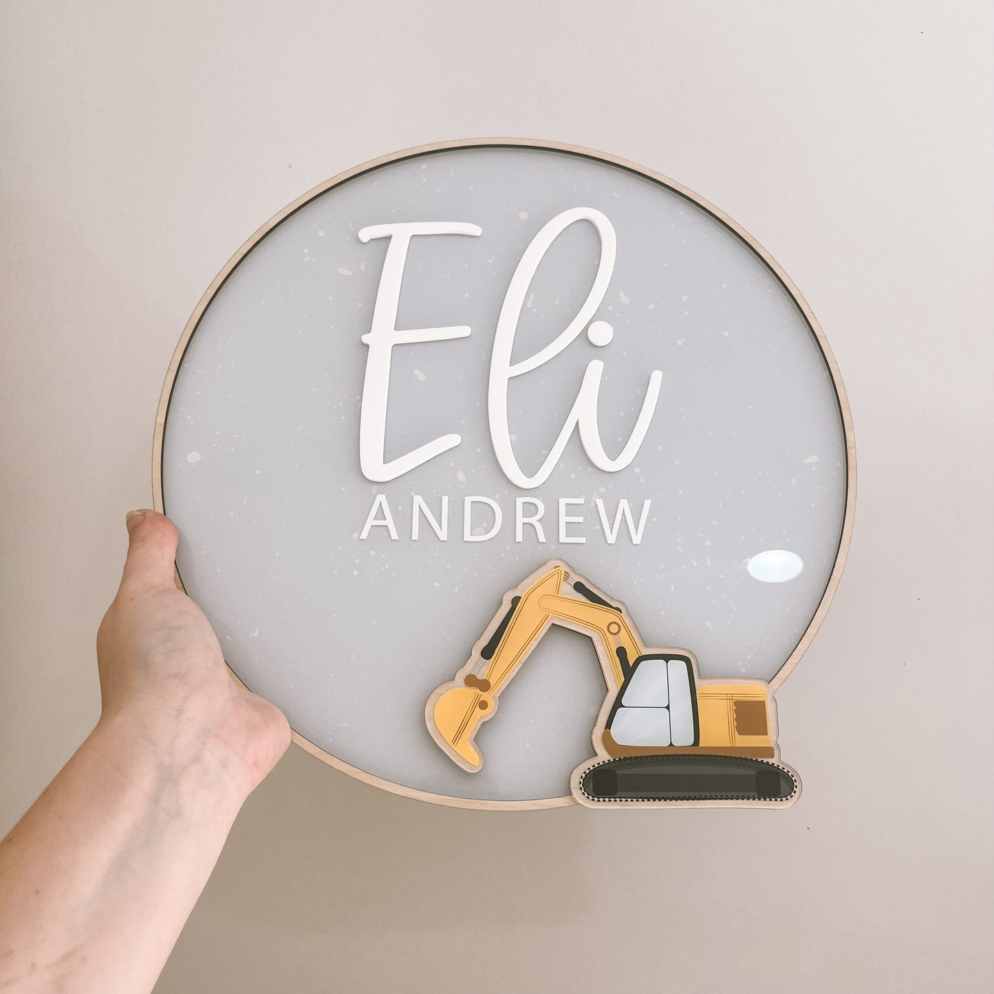 PICTURE Name Plaque | PERSONALISED | 2 SIZES | Multiple Colour Options