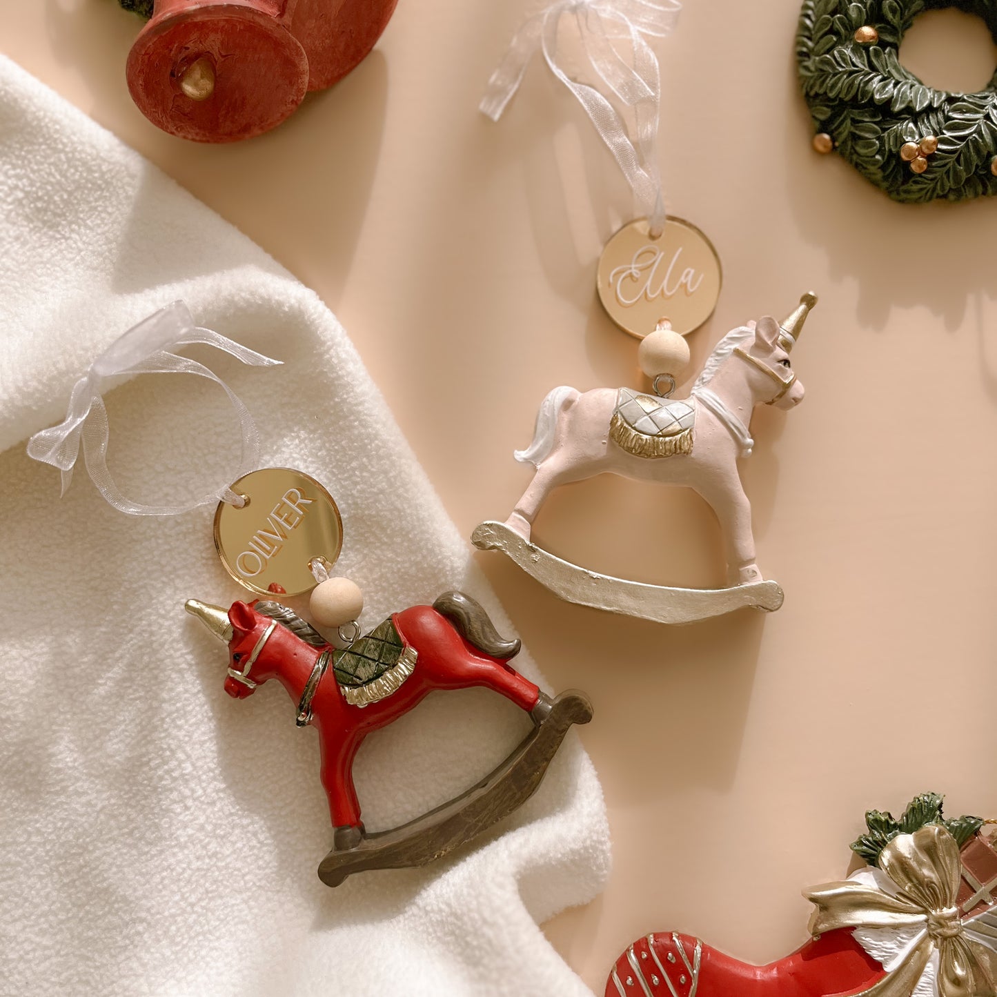 Heirloom Vintage-Style Resin Christmas Ornament | Personalised | Multiple Customisation Options