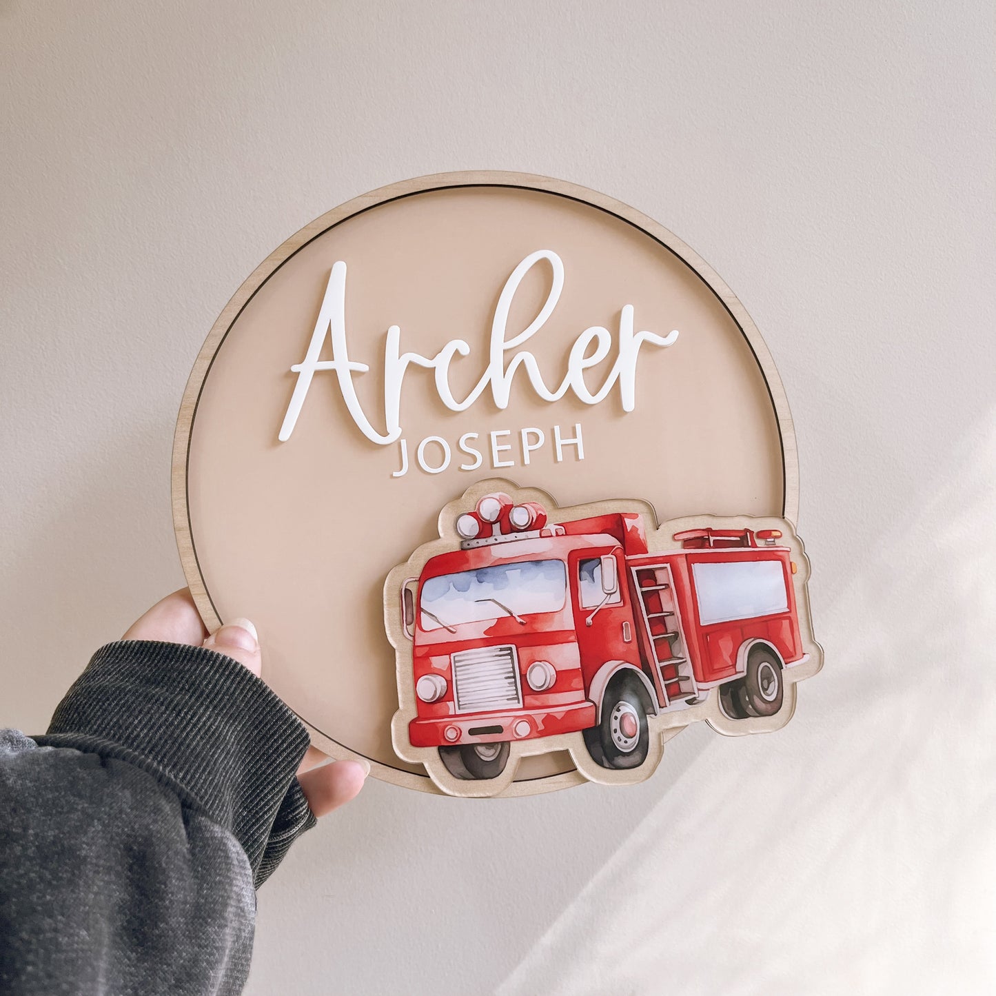 PICTURE Name Plaque | PERSONALISED | 2 SIZES | Multiple Colour Options