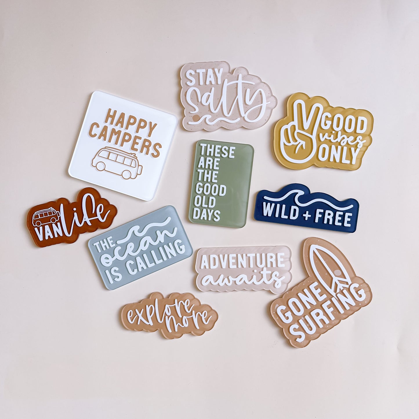 QUOTE MAGNETS | Various Designs | Multiple Colour & Pattern Choices