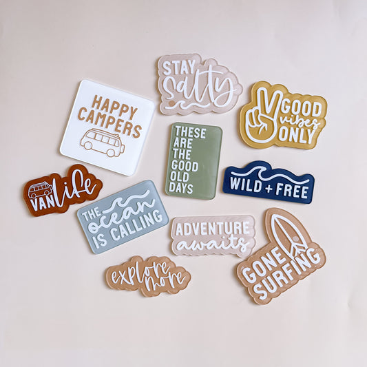 QUOTE MAGNETS | Various Designs | Multiple Colour & Pattern Choices