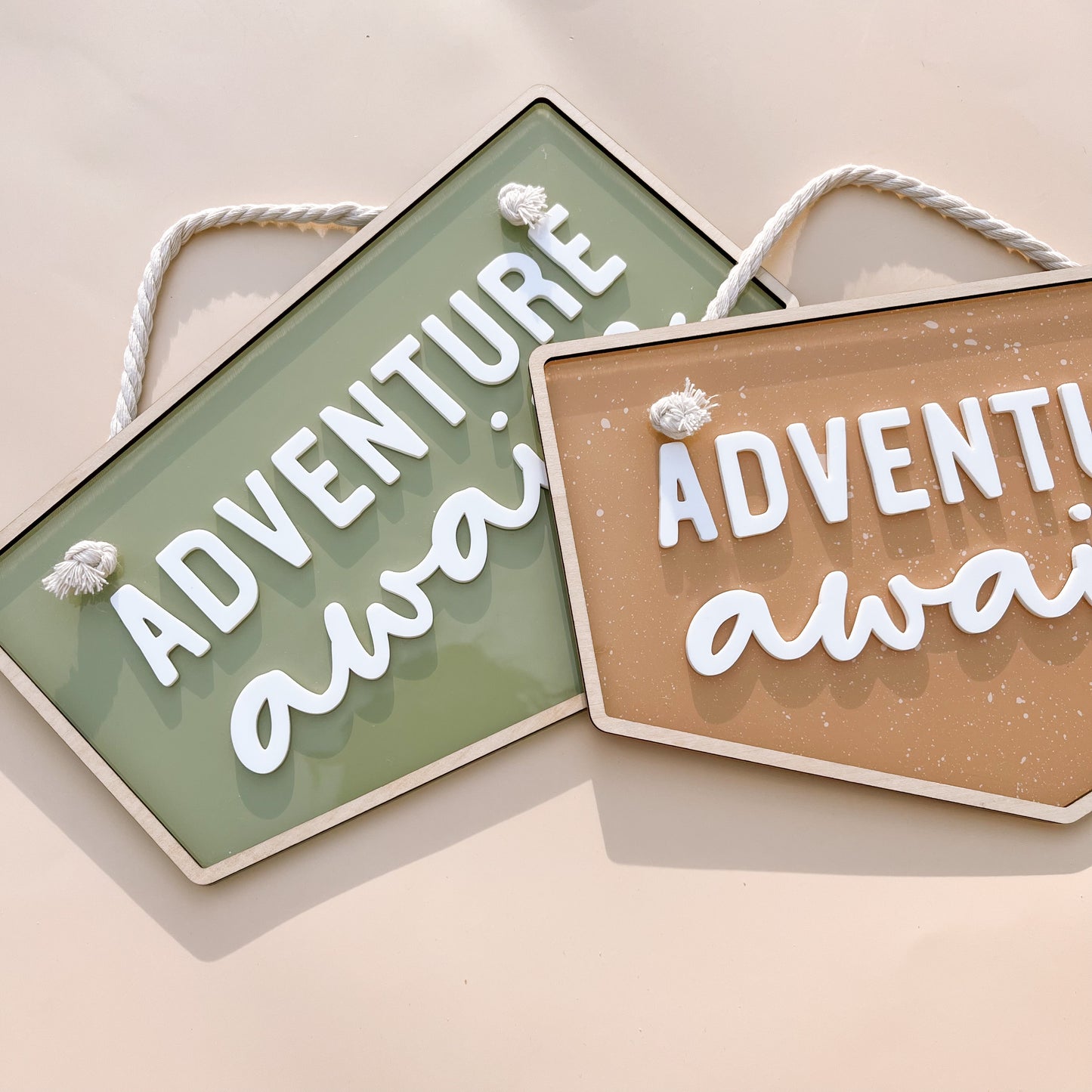 ADVENTURE AWAITS | Wall Banner | Multiple Colour Options