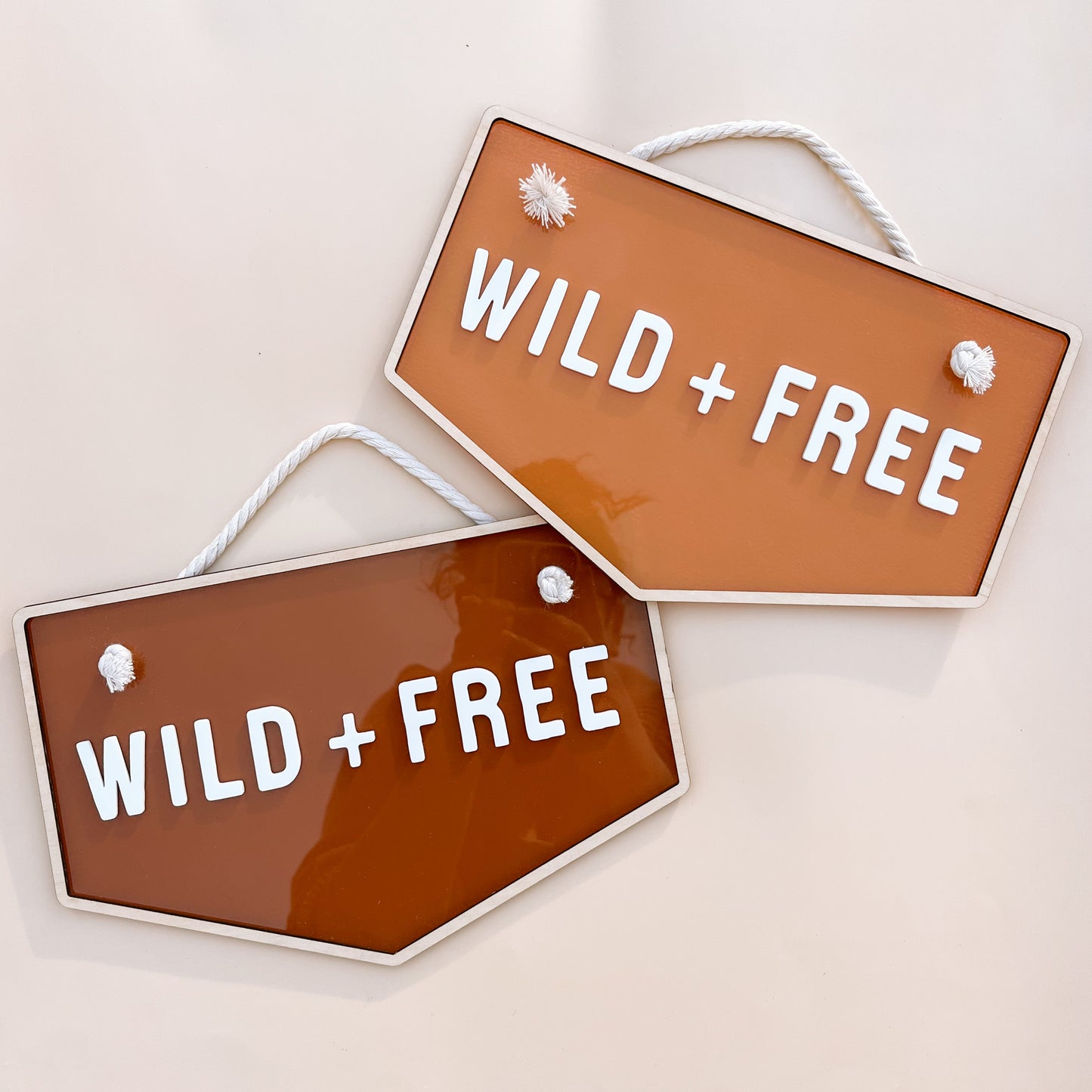 WILD + FREE | Wall Banner | Multiple Colour Options