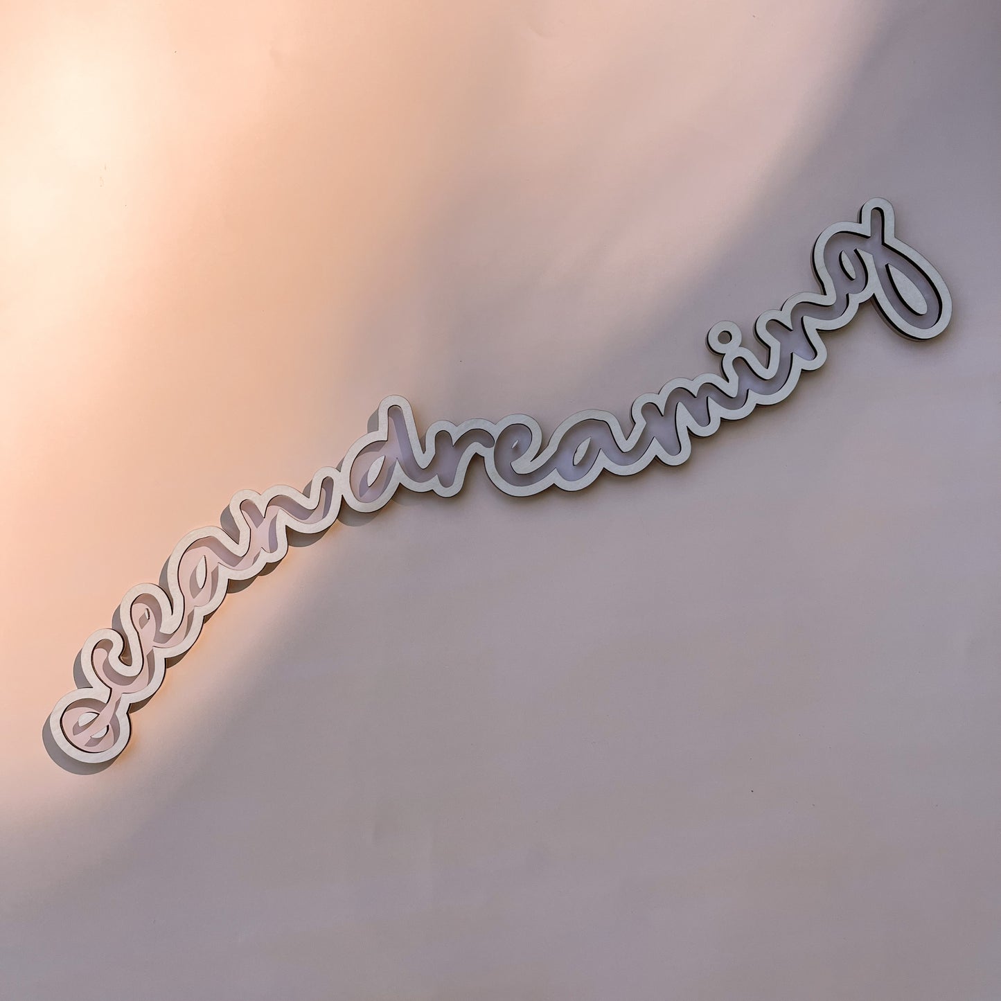 OCEAN DREAMING | Wall Script | Multiple Colour Options