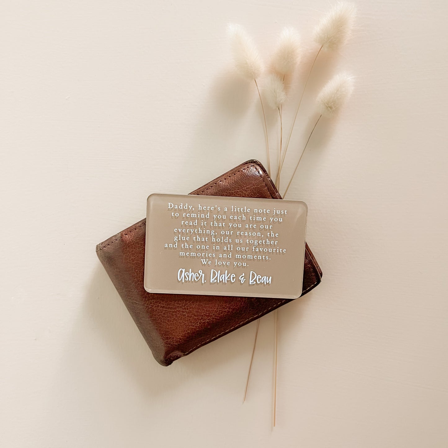 POCKET/WALLET NOTE | Personalised | Multiple Colour Options