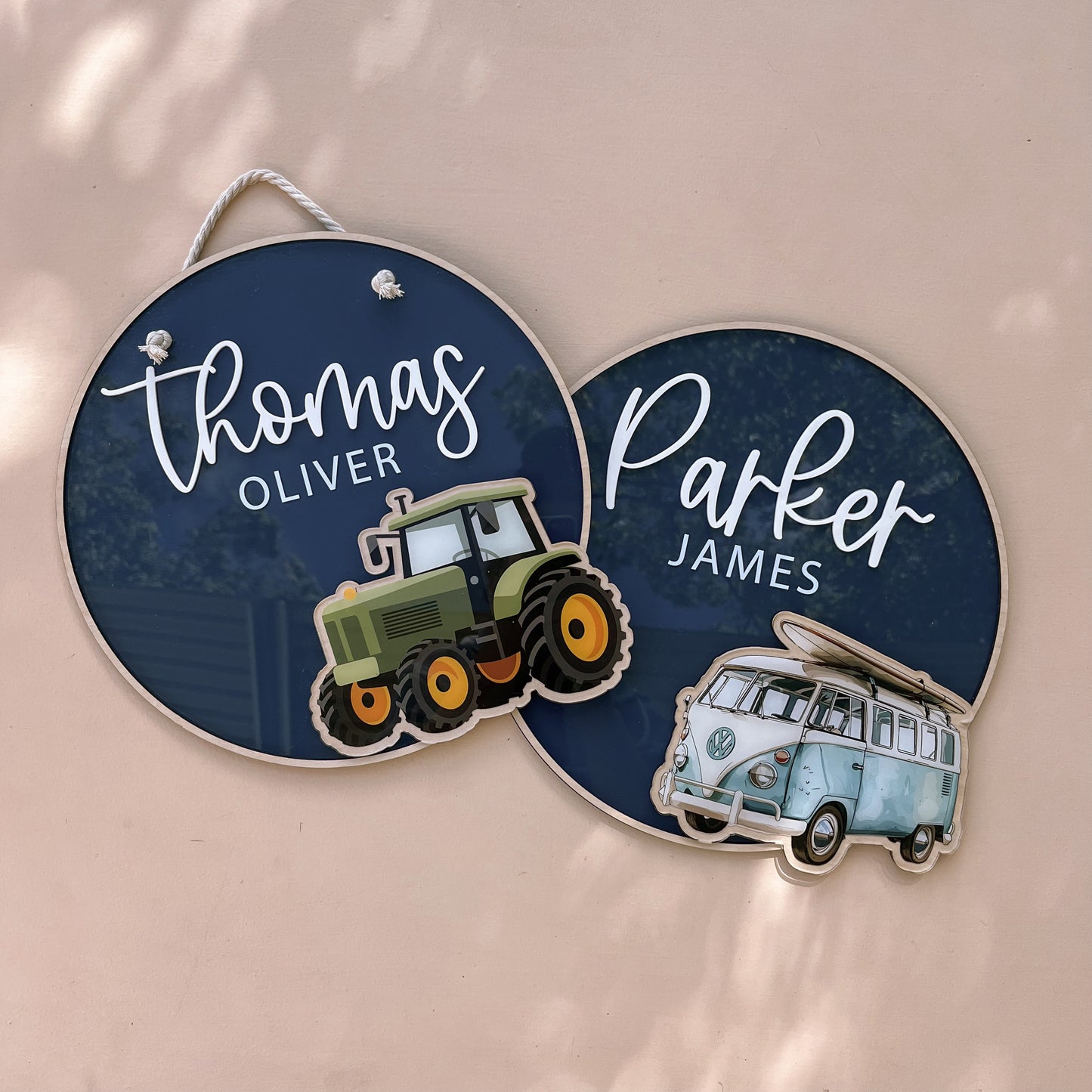PICTURE Name Plaque | PERSONALISED | 2 SIZES | Multiple Colour Options