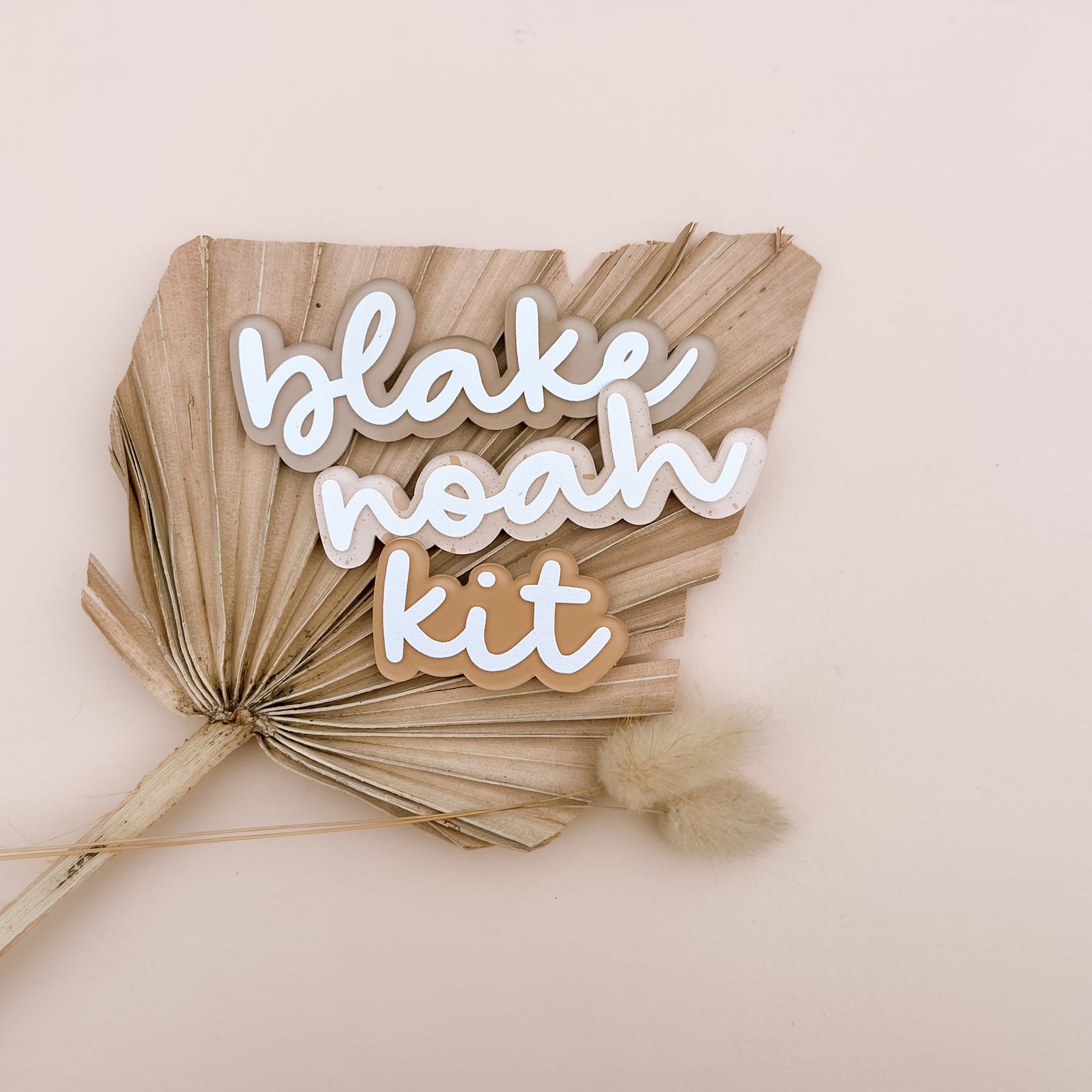 MAGNET - Mini Script Name Plaque | Personalised | Multiple Colour & Style Options