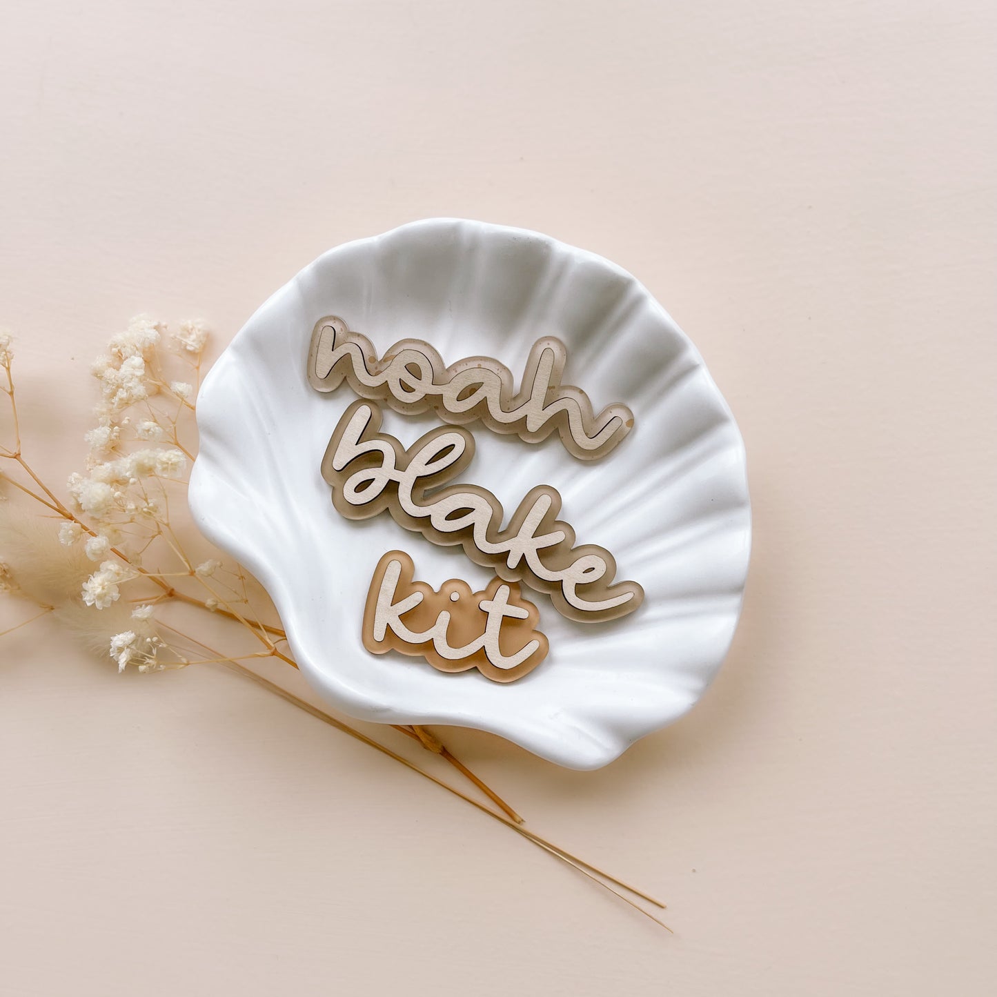 MAGNET - Mini Script Name Plaque | Personalised | Multiple Colour & Style Options