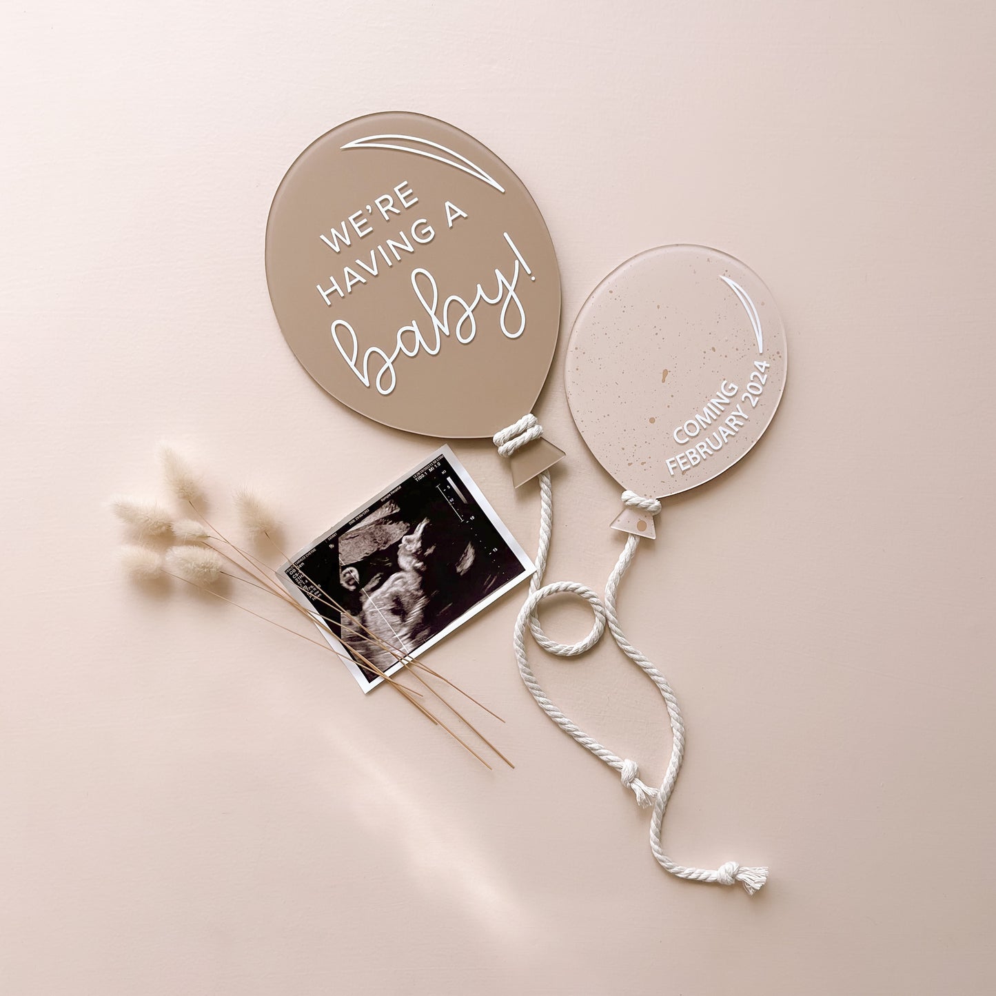 Announcement Balloon SET | Small + Large | Multiple Colour Options
