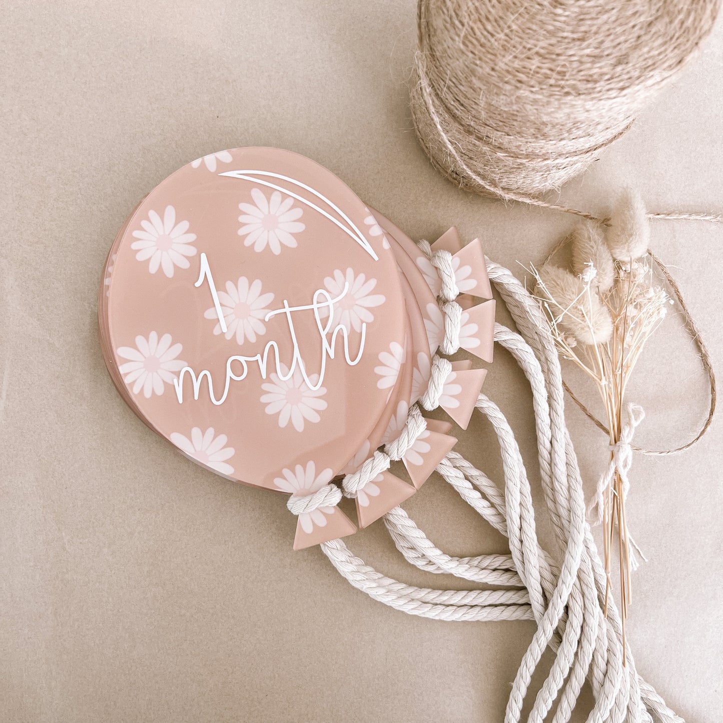 BALLOONS Acrylic Milestone Set | Multiple Colourway Choices