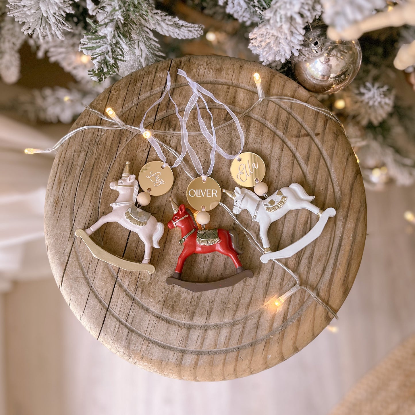 Heirloom Vintage-Style Resin Christmas Ornament | Personalised | Multiple Customisation Options