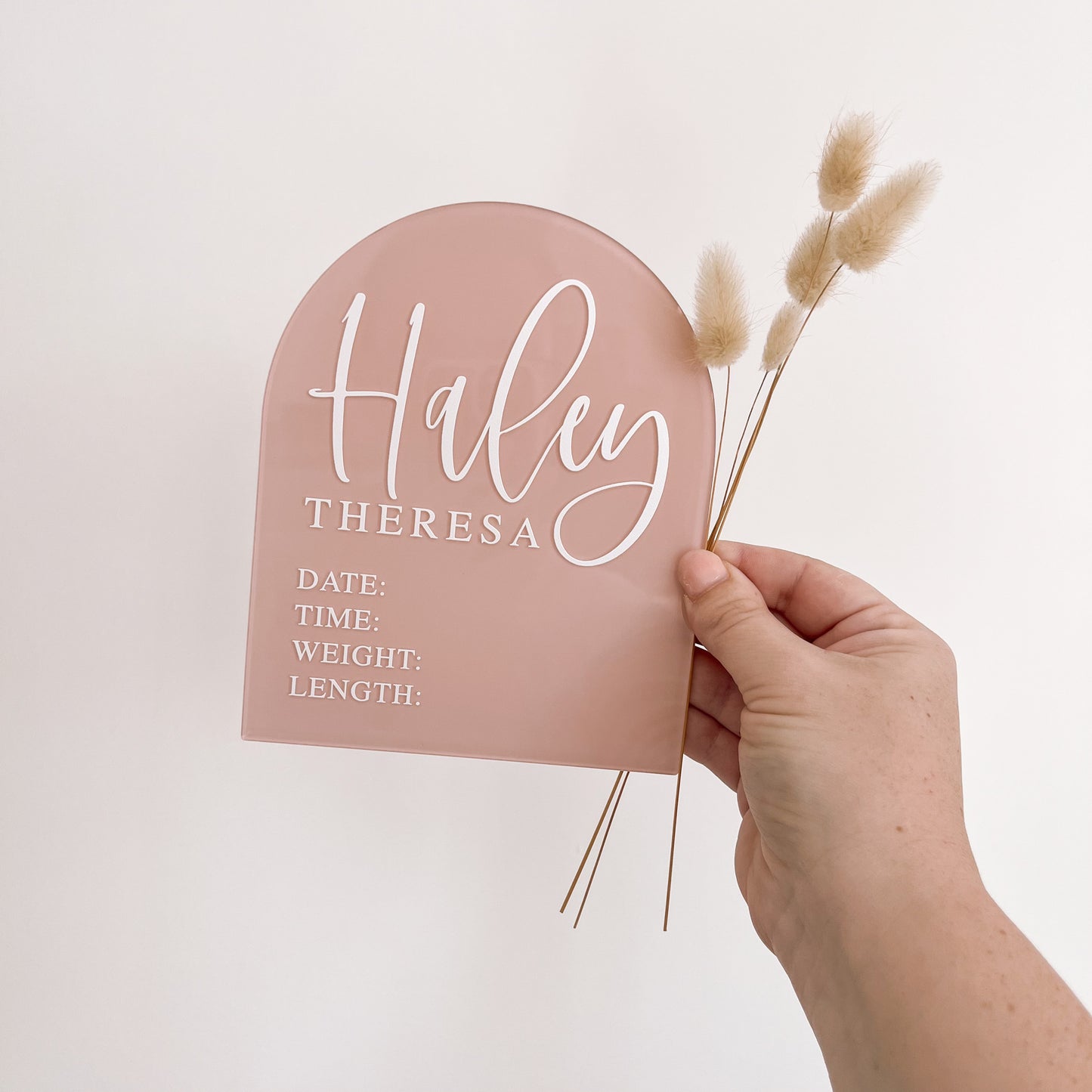 Personalised DETAILS Arch | Multiple Colour + Pattern Options