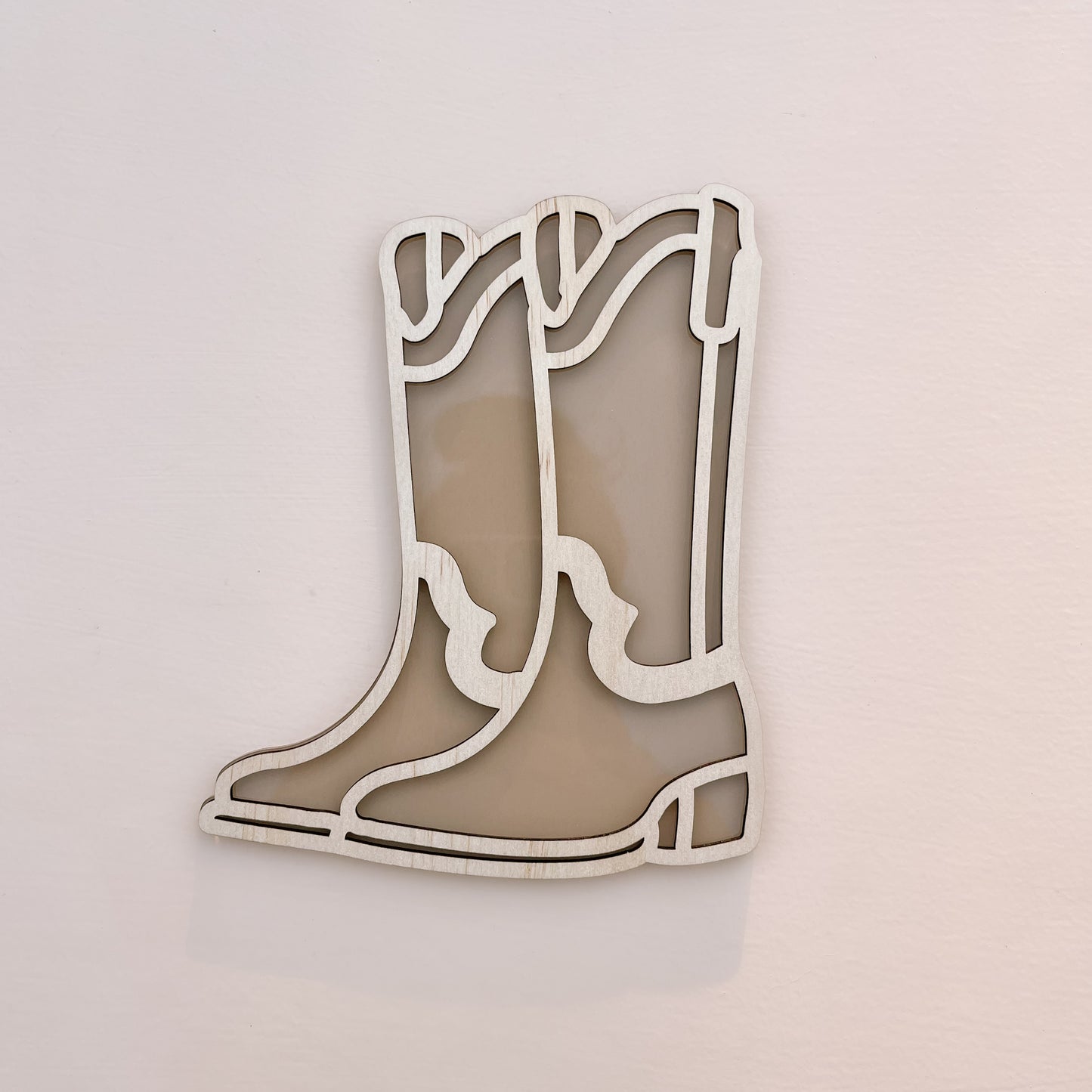 COWBOY/WESTERN BOOTS | Wall Shape | Multiple Colour Options
