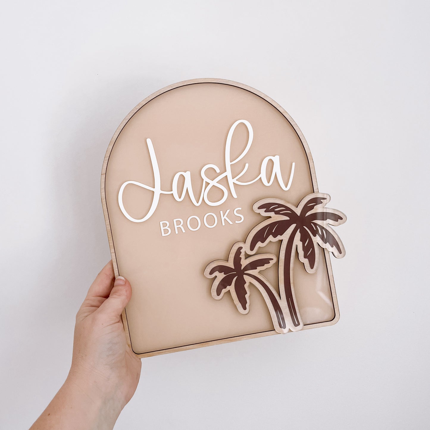 PICTURE Name Plaque | PERSONALISED | 2 SIZES | Multiple Colour Options