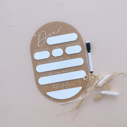 SPECIAL OCCASION LETTER BOARD | Multiple Colour & Pattern Choices | FREE Erasable Marker Included