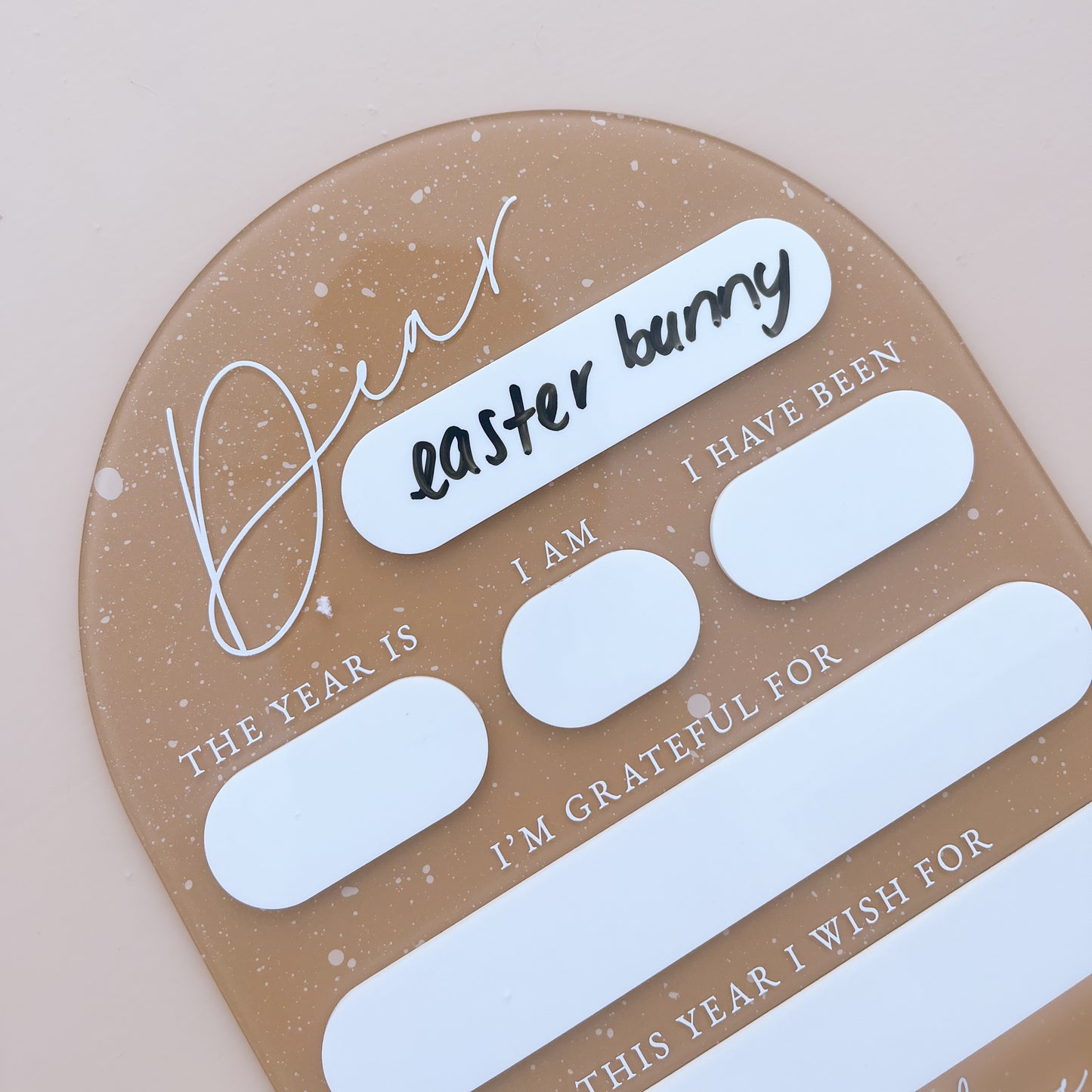 SPECIAL OCCASION LETTER BOARD | Multiple Colour & Pattern Choices | FREE Erasable Marker Included