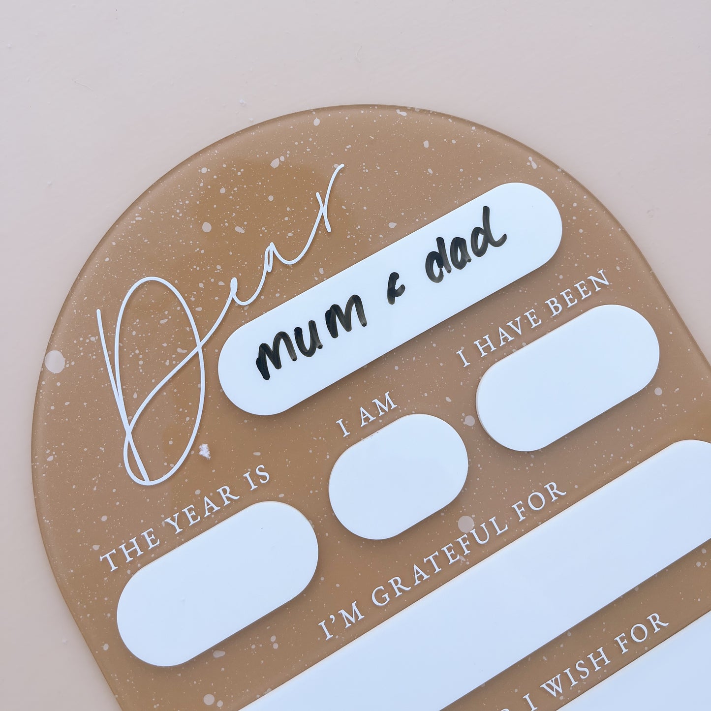 SPECIAL OCCASION LETTER BOARD | Multiple Colour & Pattern Choices | FREE Erasable Marker Included