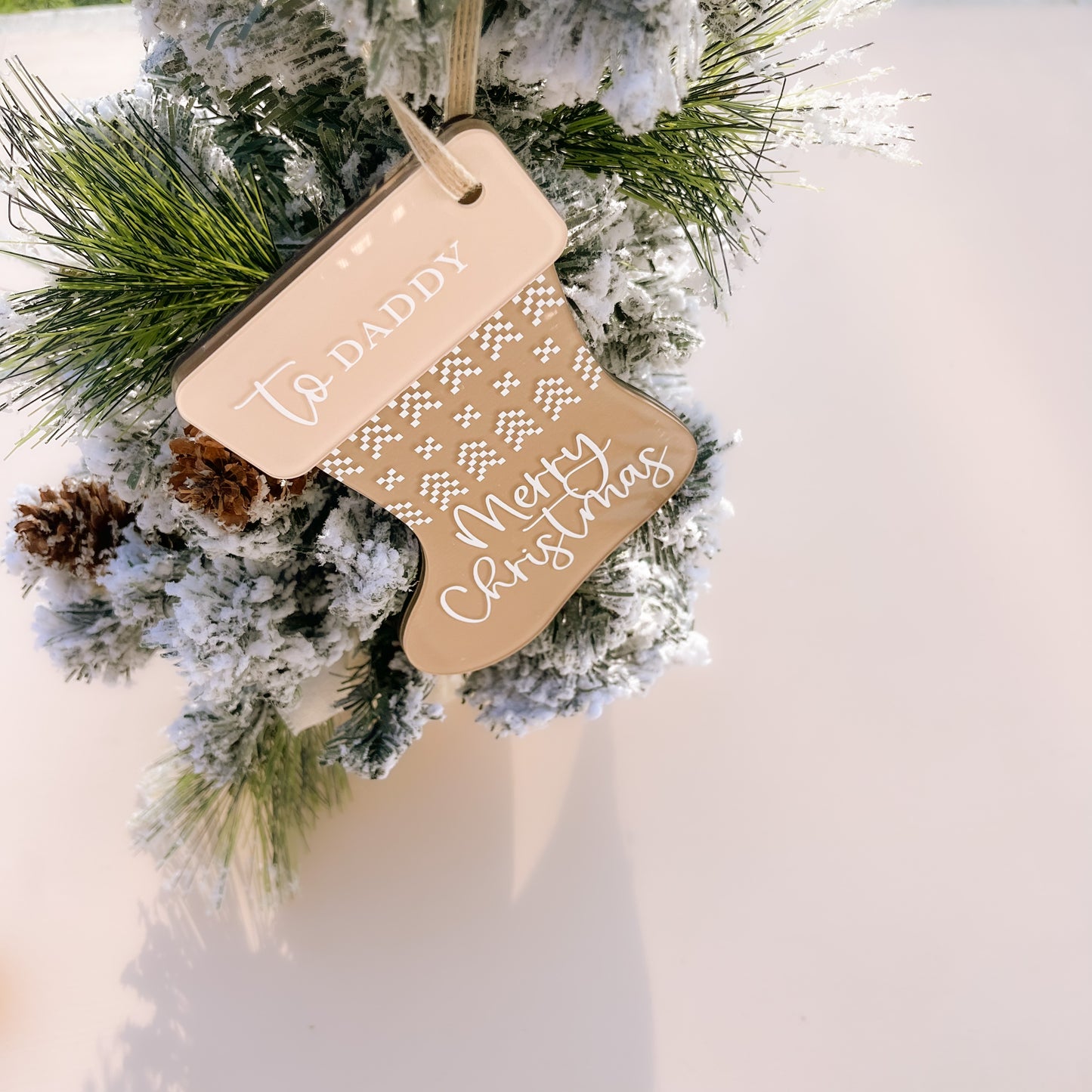 GIFT CARD HOLDER - STOCKING | Personalised | Multiple Colour Options + Combinations